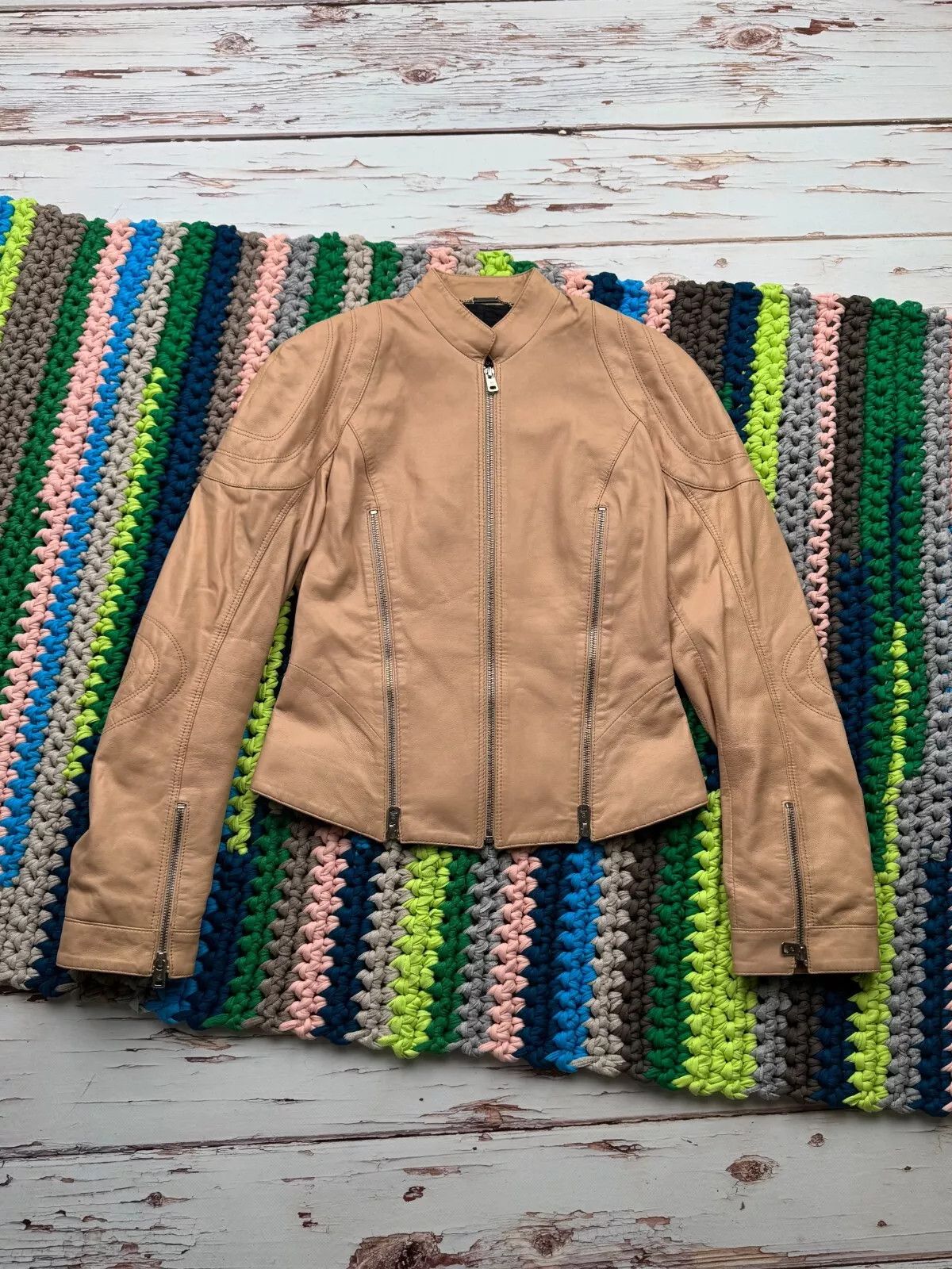 Alexander McQueen Alexander McQueen Leather Jacket (V51) Size S / US 4 / IT 40 - 1 Thumbnail