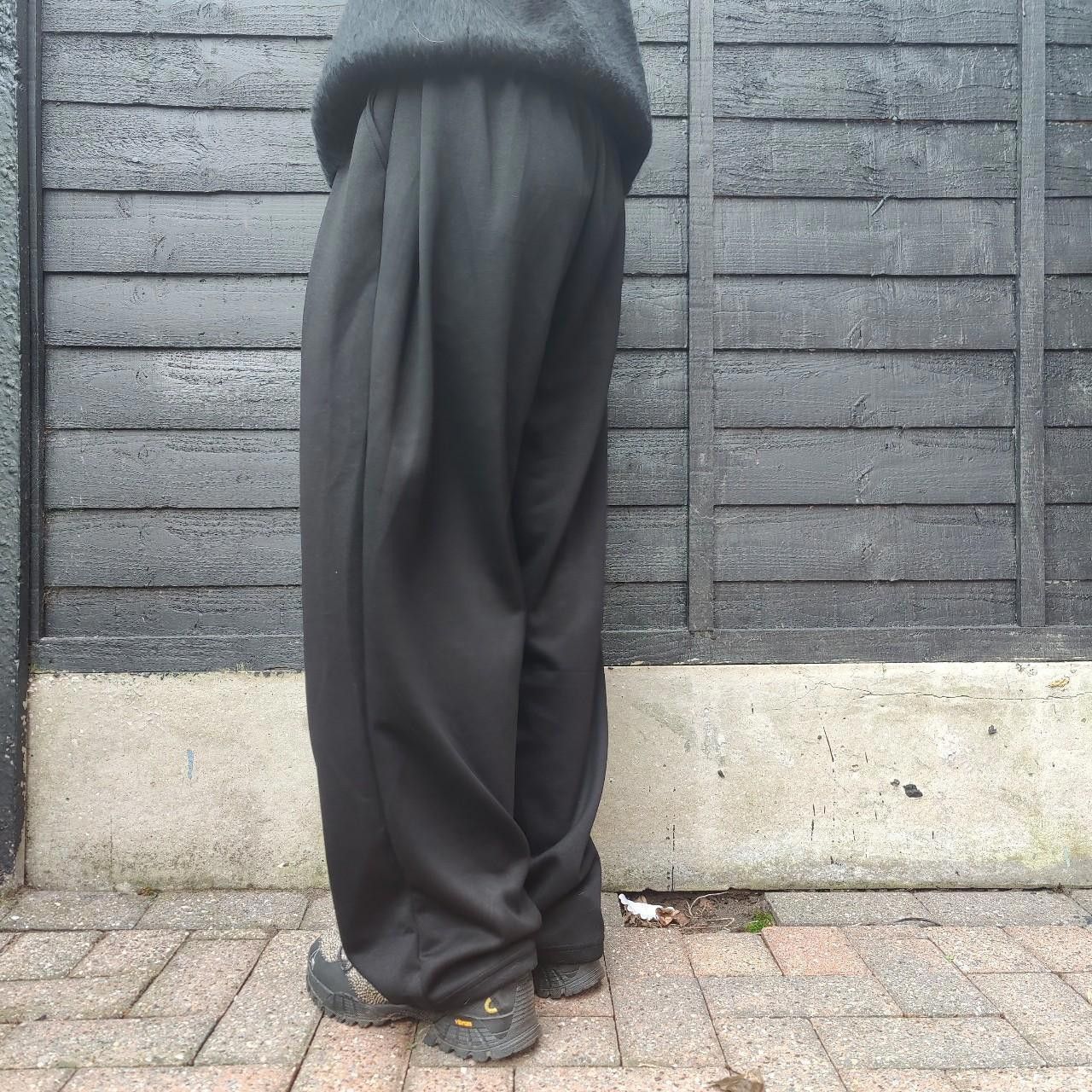 Other Japanese Black Wide Leg Joggers Size US 32 / EU 48 - 4 Thumbnail