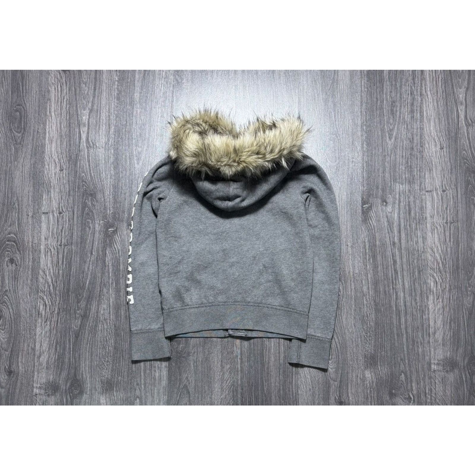Abercrombie & Fitch Y2K Vintage Abercrombie Fitch Full Fur Hoodie Ifsixwasnine Size US S / EU 44-46 / 1 - 7 Thumbnail