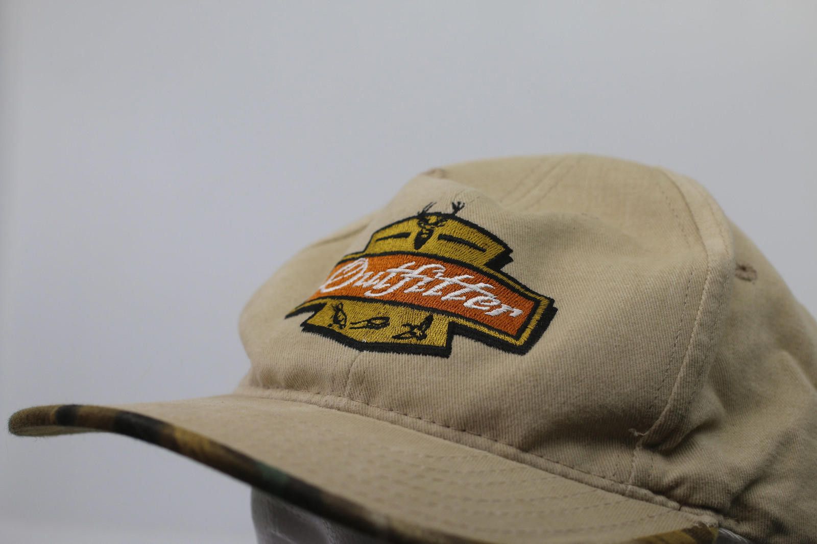 Other Vintage hunting Outfitters Flyshop Mesh Trucker Hat & Tan Size ONE SIZE - 2 Thumbnail
