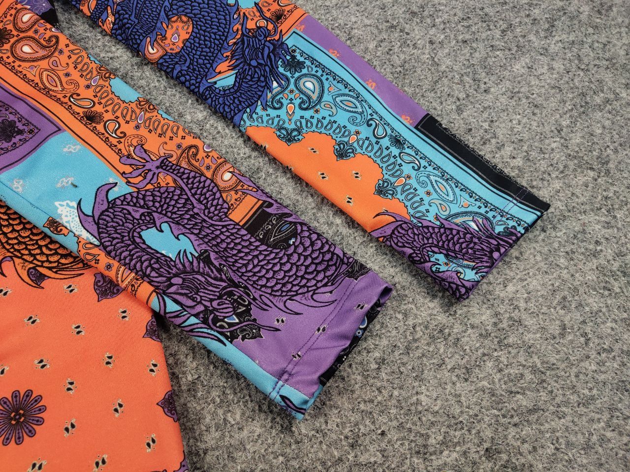 Jaded London Jaded London Mini Dress Bandana Dragon Multicolor Long sleev Size XXS / US 00 / IT 34 - 11 Thumbnail