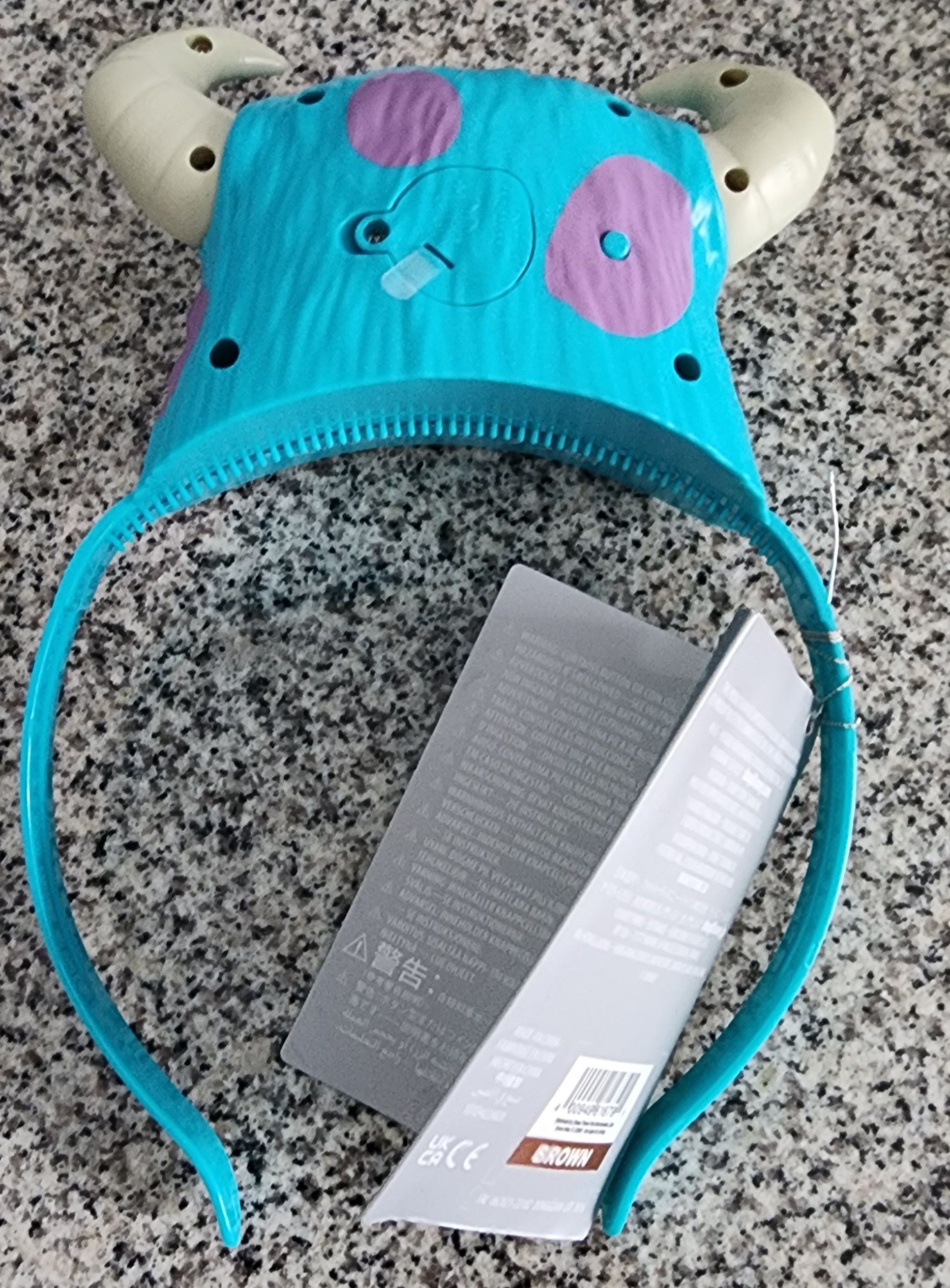 Disney NWT Disney Pixar Monsters Inc Light Up Sulley Ear Headband Size ONE SIZE - 2 Thumbnail
