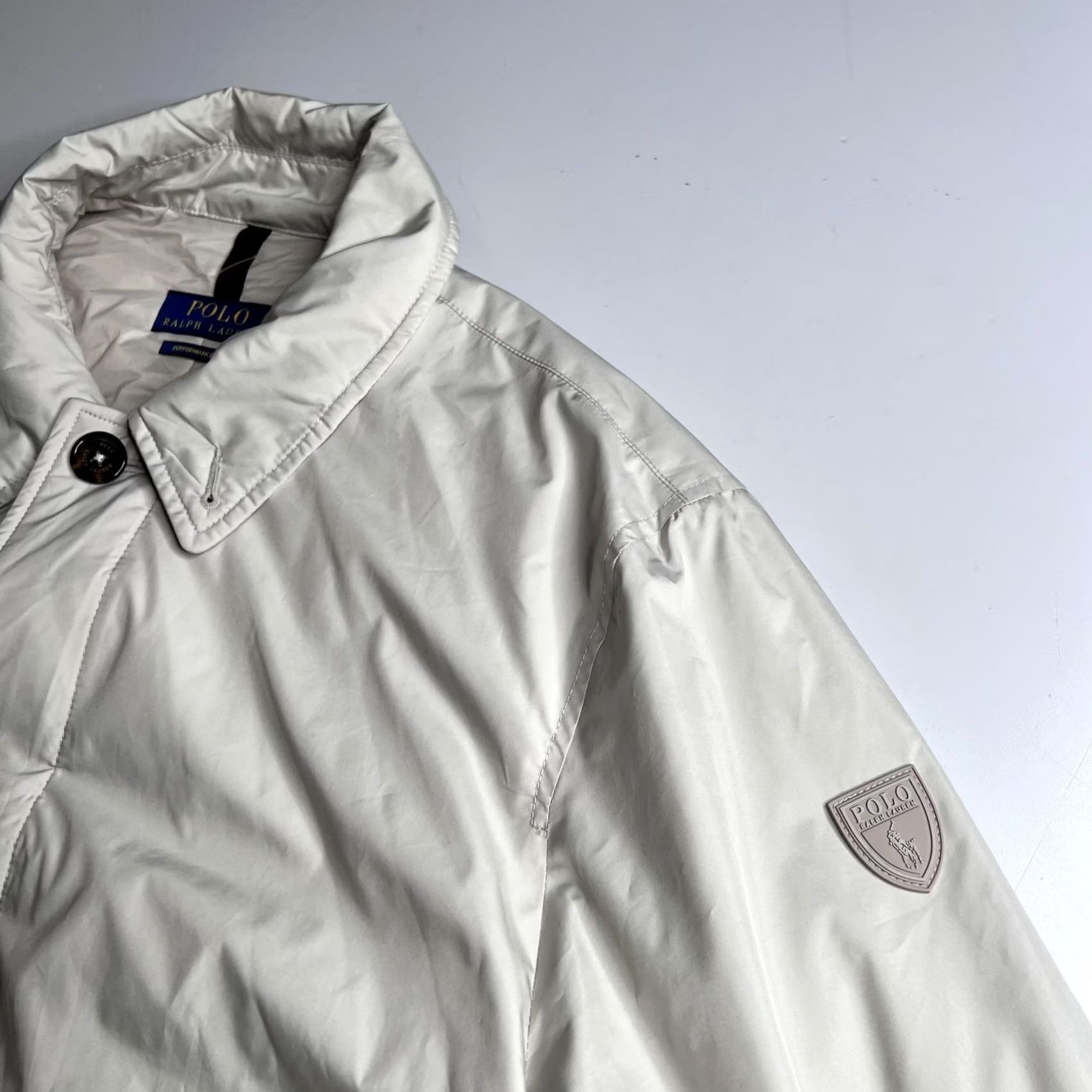 Polo Ralph Lauren Polo Ralph Lauren Coat Mens XL White Insulated Rain Performance Mid Length Size US XL / EU 56 / 4 - 4 Thumbnail