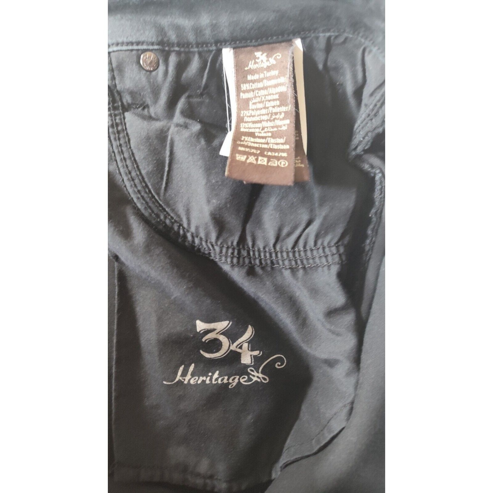 34 Heritage 34 Heritage Charisma Jeans Men’s 42x34 Black Comfort Size US 42 / EU 58 - 16 Thumbnail