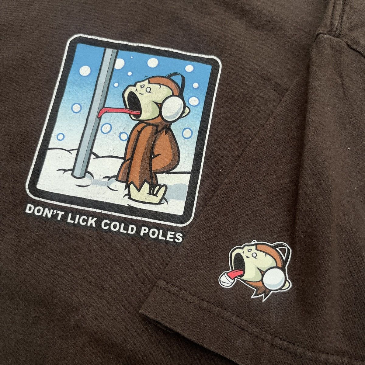 Vintage Vtg TO THE EDGE PRIME CUT TEES DONT LICK COLD POLES Shirt Size US XL / EU 56 / 4 - 3 Thumbnail