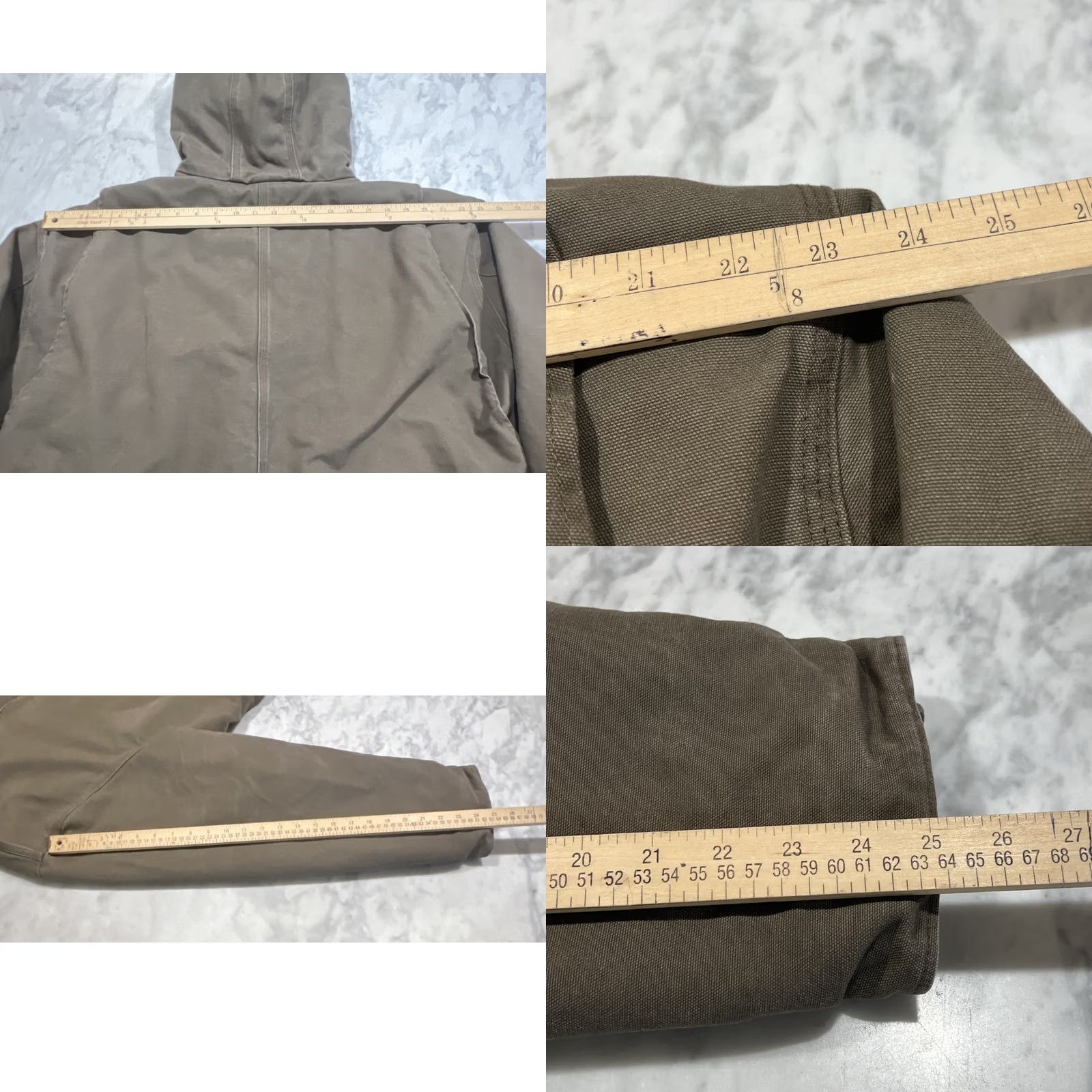Carhartt VINTAGE Carhartt Jacket Mens 2XL Brown Sherpa Lined Hooded Workwear J141 LBR 90s Grunge Outdoor USA Size US XXL / EU 58 / 5 - 8 Thumbnail