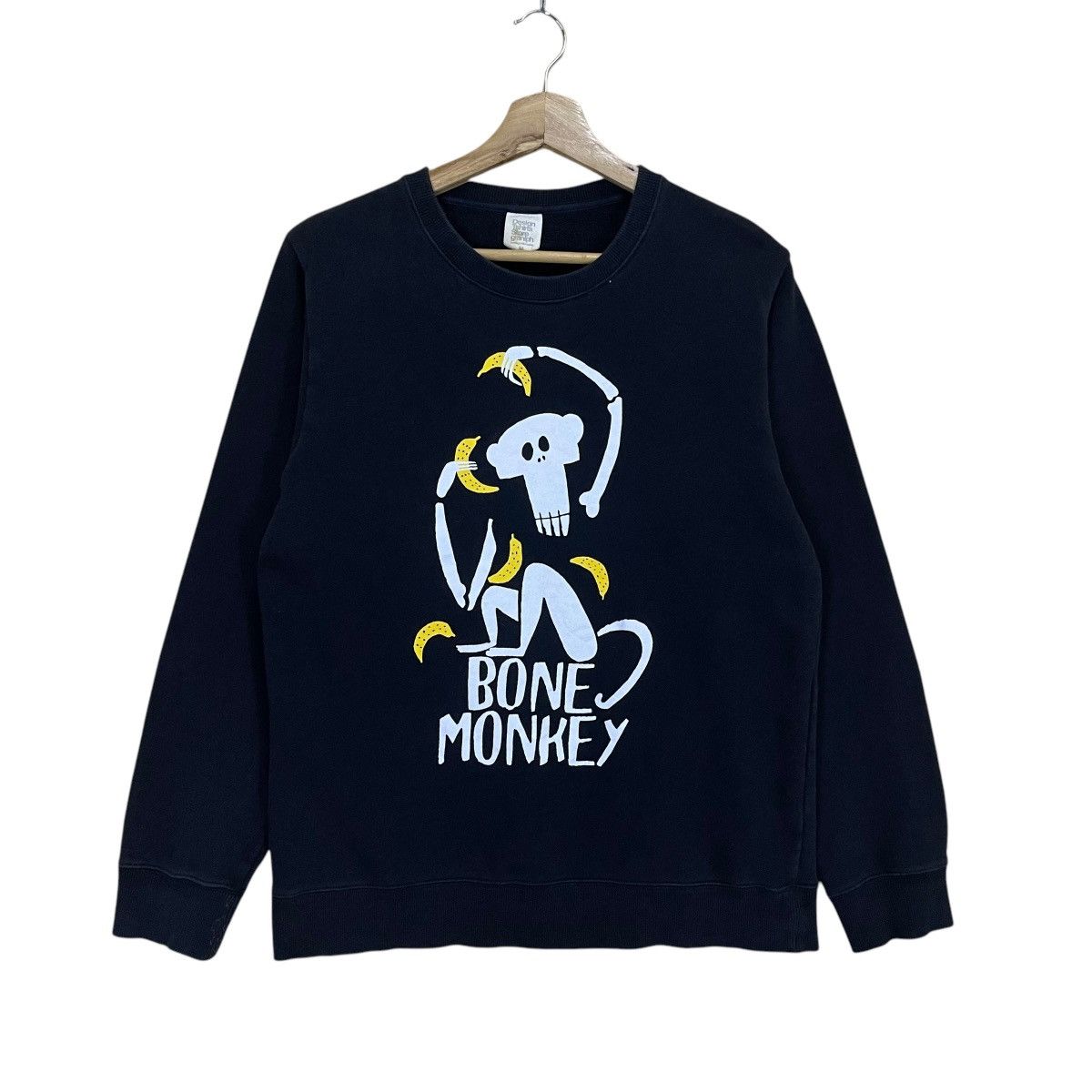Japanese Brand BONE MONKEY BIG LOGO CREWNECK SWEATSHIRT Size US M / EU 48-50 / 2 - 1 Thumbnail