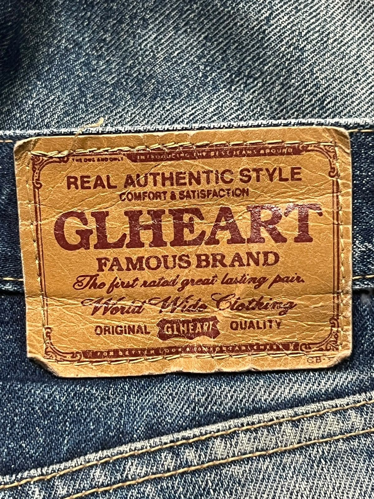 Japanese Brand Vintage GL Heart Japan - Faded Wash Jeans Size US 33 - 13 Thumbnail