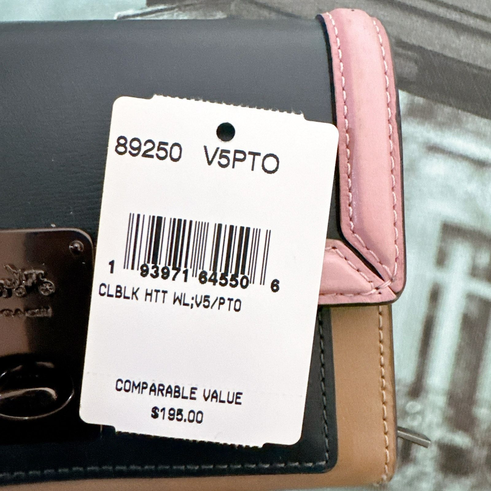 Coach Coach 89250 Hutton Wallet In Colorblock Size ONE SIZE - 7 Thumbnail
