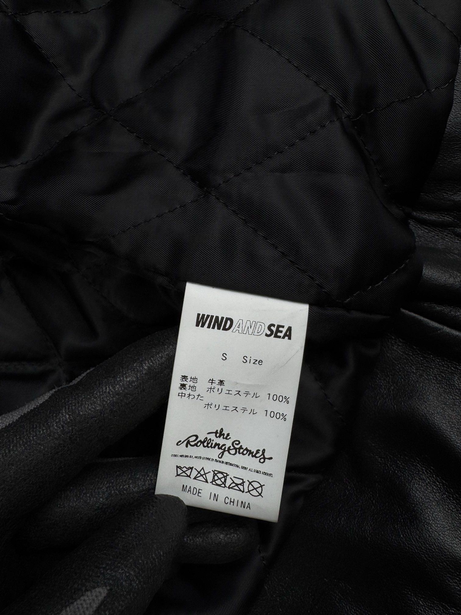 Japanese Brand × The Rolling Stones wind and sea rolling stone leather biker jacket Size US S / EU 44-46 / 1 - 11 Thumbnail