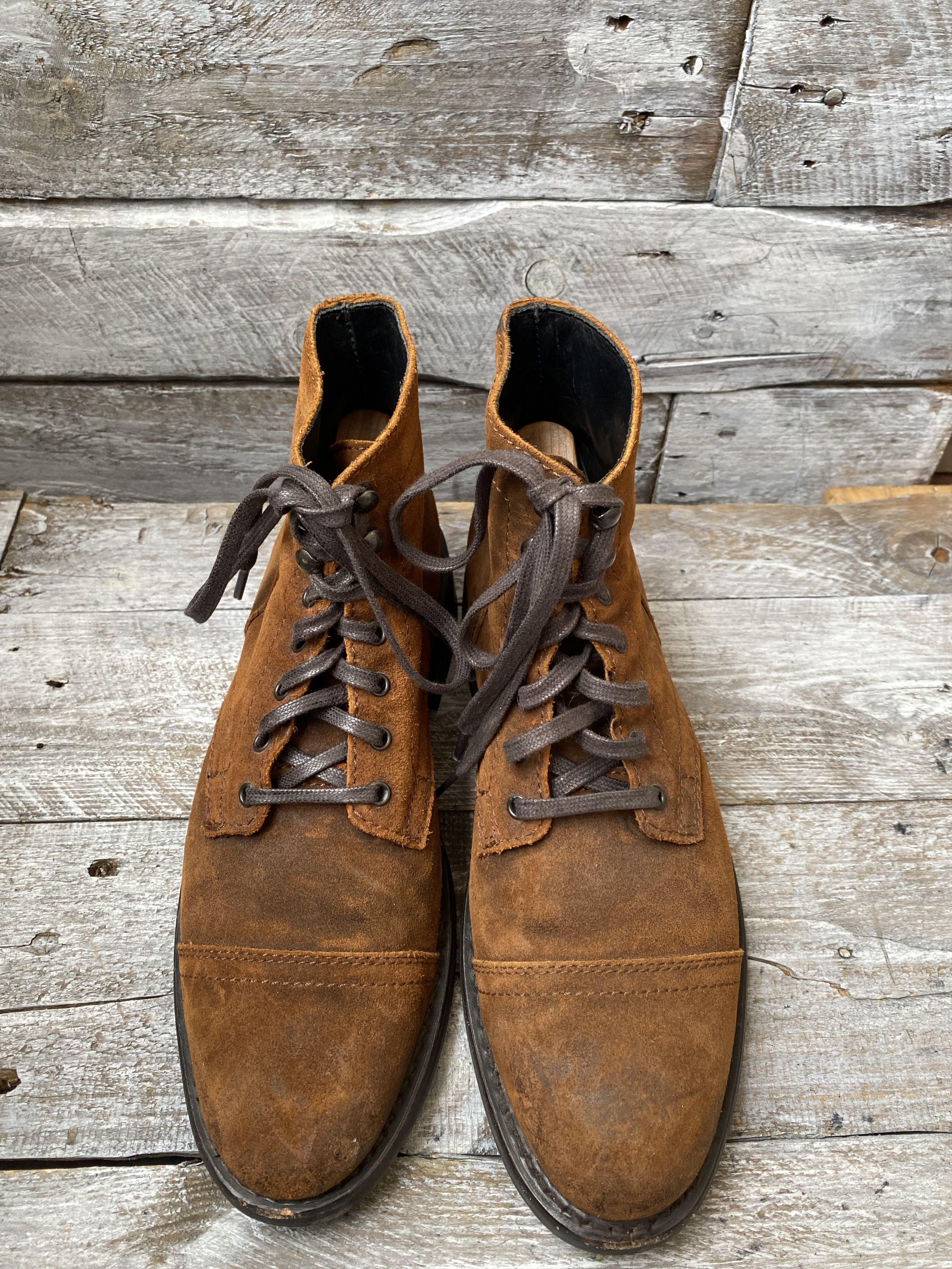 Thursday Boot Company Thursday's mustard brown suede boots sz 7.5 Size US 7.5 / EU 40-41 - 2 Thumbnail