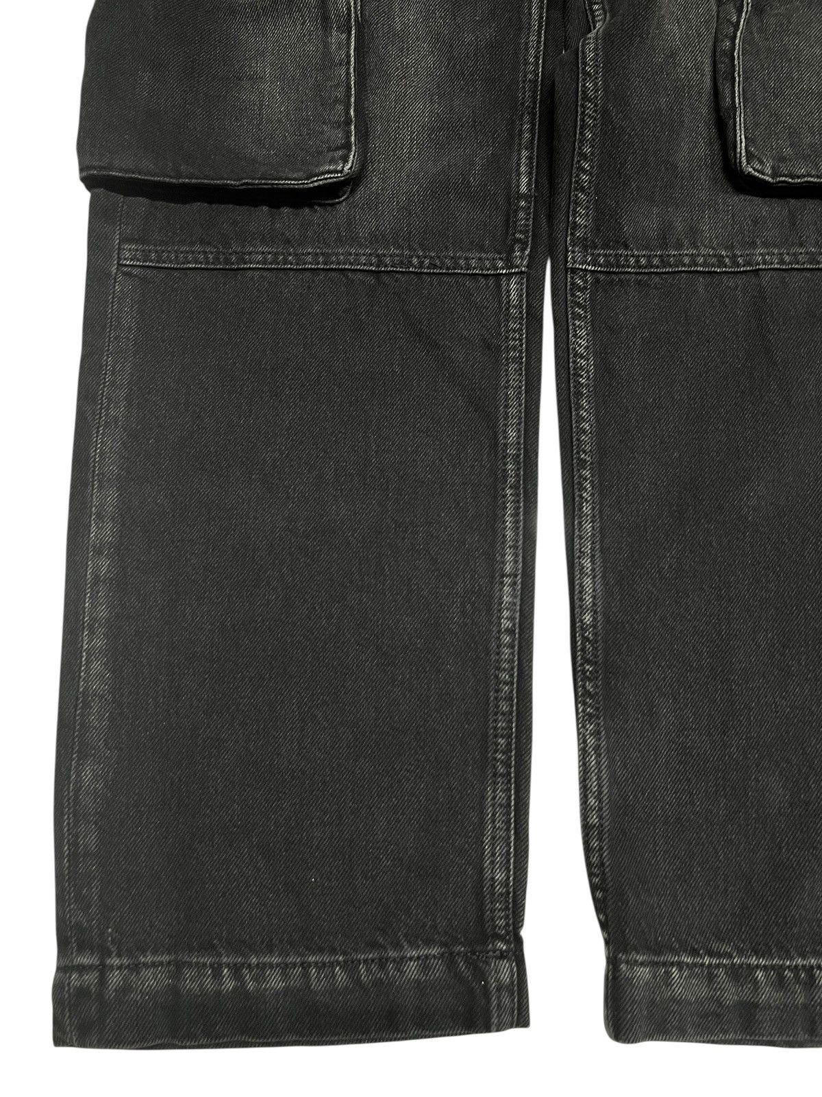 Asos Cotton On Baggy Fit Jeans Faded Black Denim Contra Stich Size US 30 / EU 46 - 8 Thumbnail