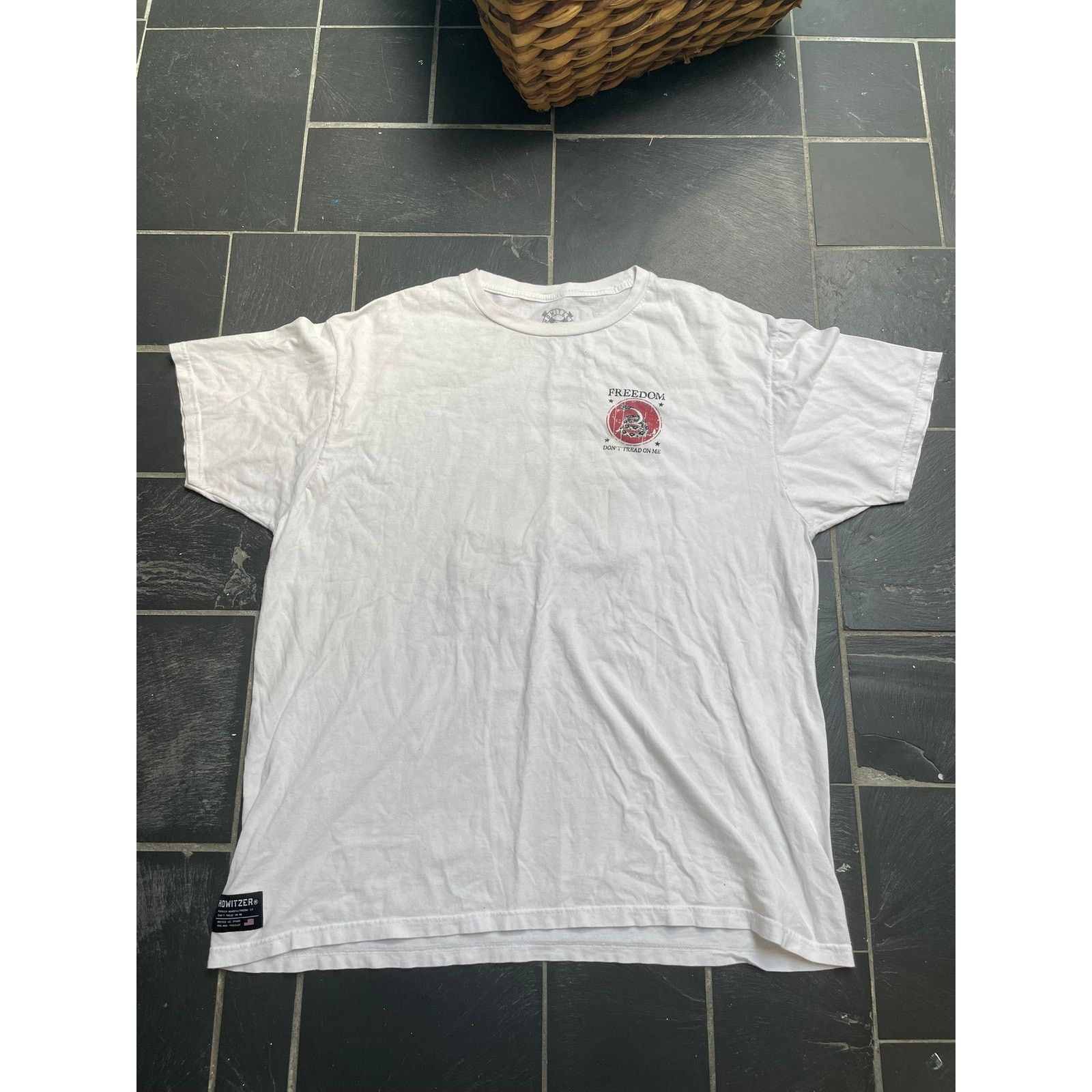 Other Dont Tread On Me Snake Tshirt White Red Size XL Size US XL / EU 56 / 4 - 2 Thumbnail