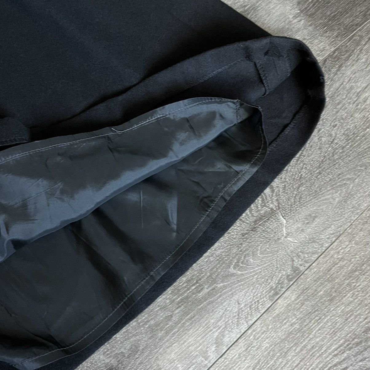 Vintage Vintage 80s Lodenfrey Pure New Wool Pleated Black Maxi Skirt Size 26" / US 2 / IT 38 - 4 Thumbnail