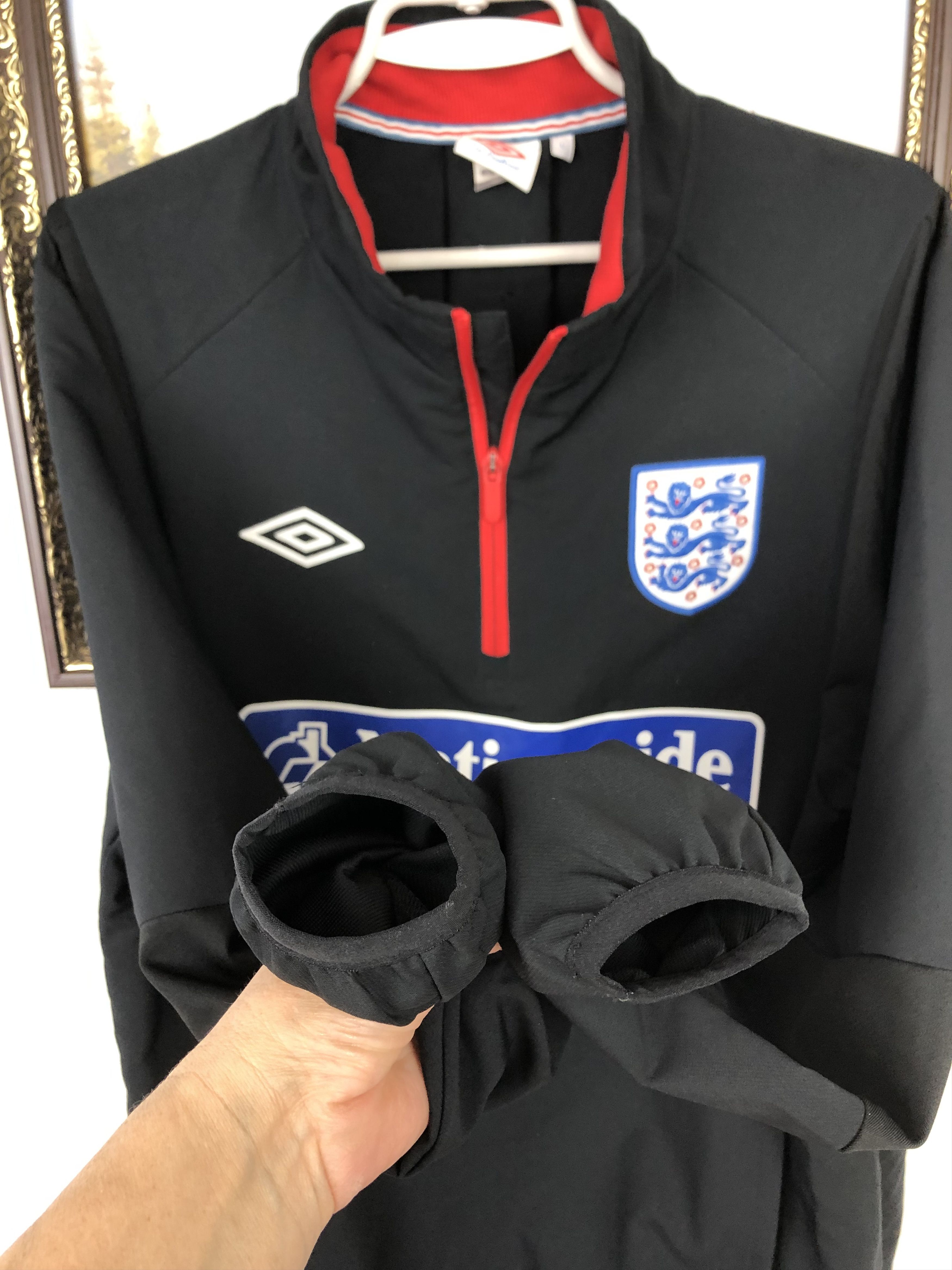 Umbro Vintage Umbro England Nationwide Football Track Top Soccer Size US L / EU 52-54 / 3 - 7 Thumbnail