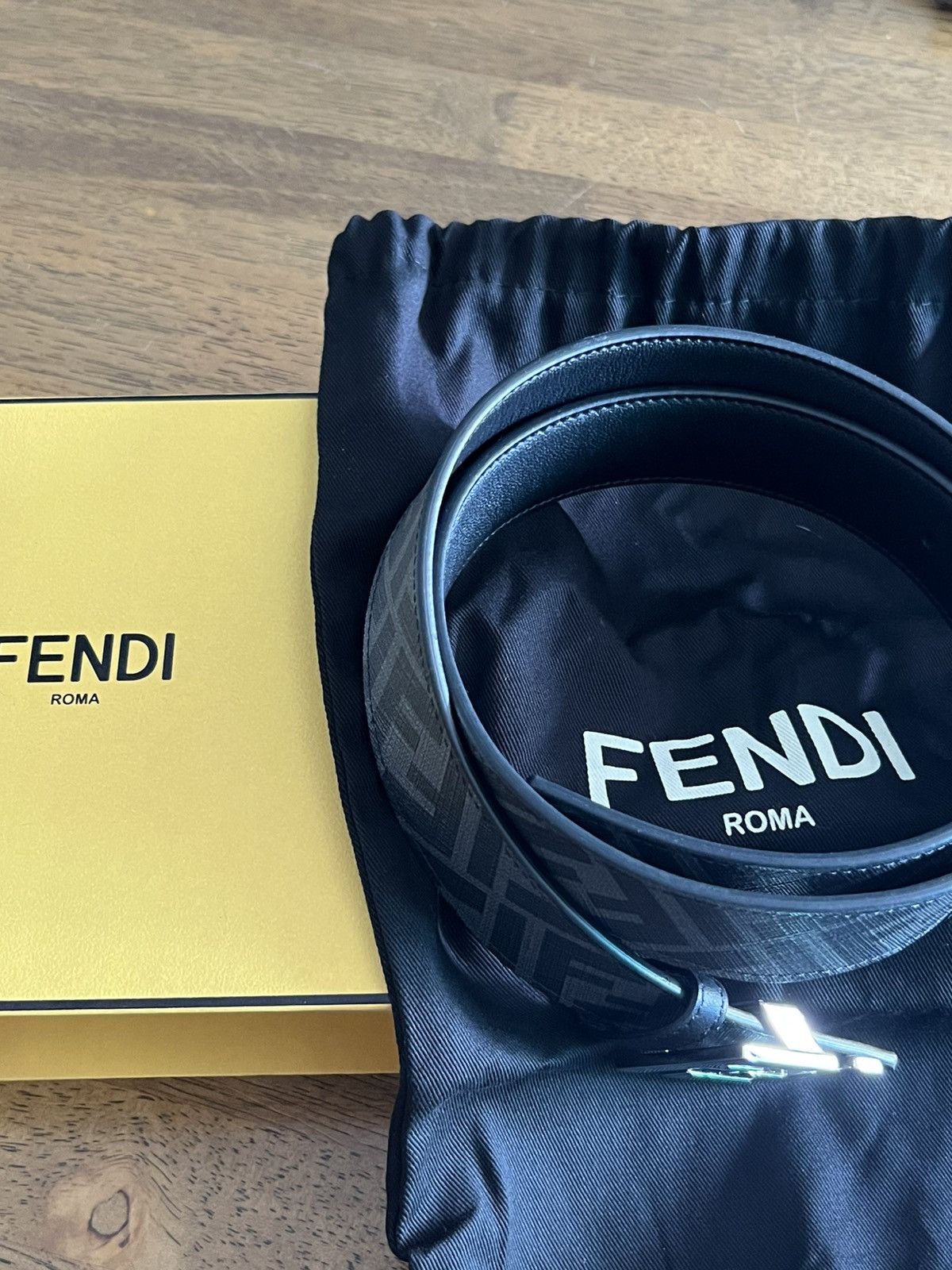 Fendi 🖤 Fendi FF Buckle Belt - Size 46 - Like New with Box Size 46 - 5 Thumbnail