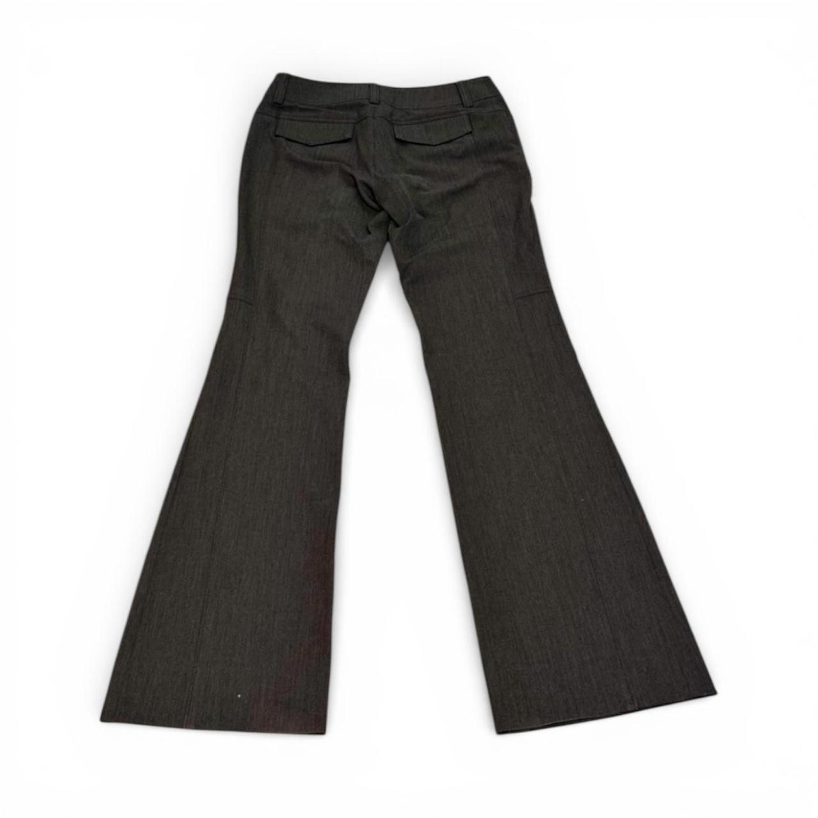 Other Low rise office siren style gray flare trousers Size 26" / US 2 / IT 38 - 2 Thumbnail