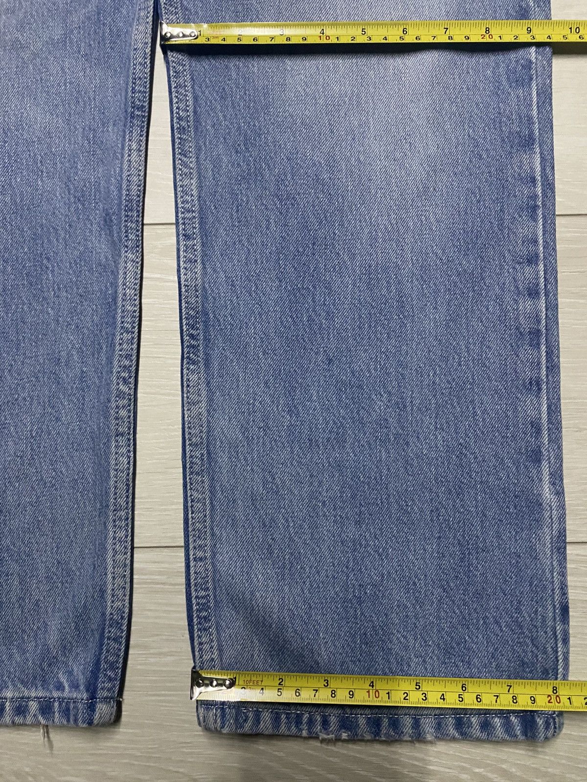 Levi's Vintage Levis Silver Tab Fade Wash Distressed Loose Jeans Size US 35 - 14 Thumbnail