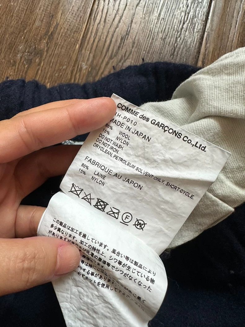Comme des Garcons Comme Des Garcons size XS Wool pants, dark blue Size 23" - 8 Thumbnail