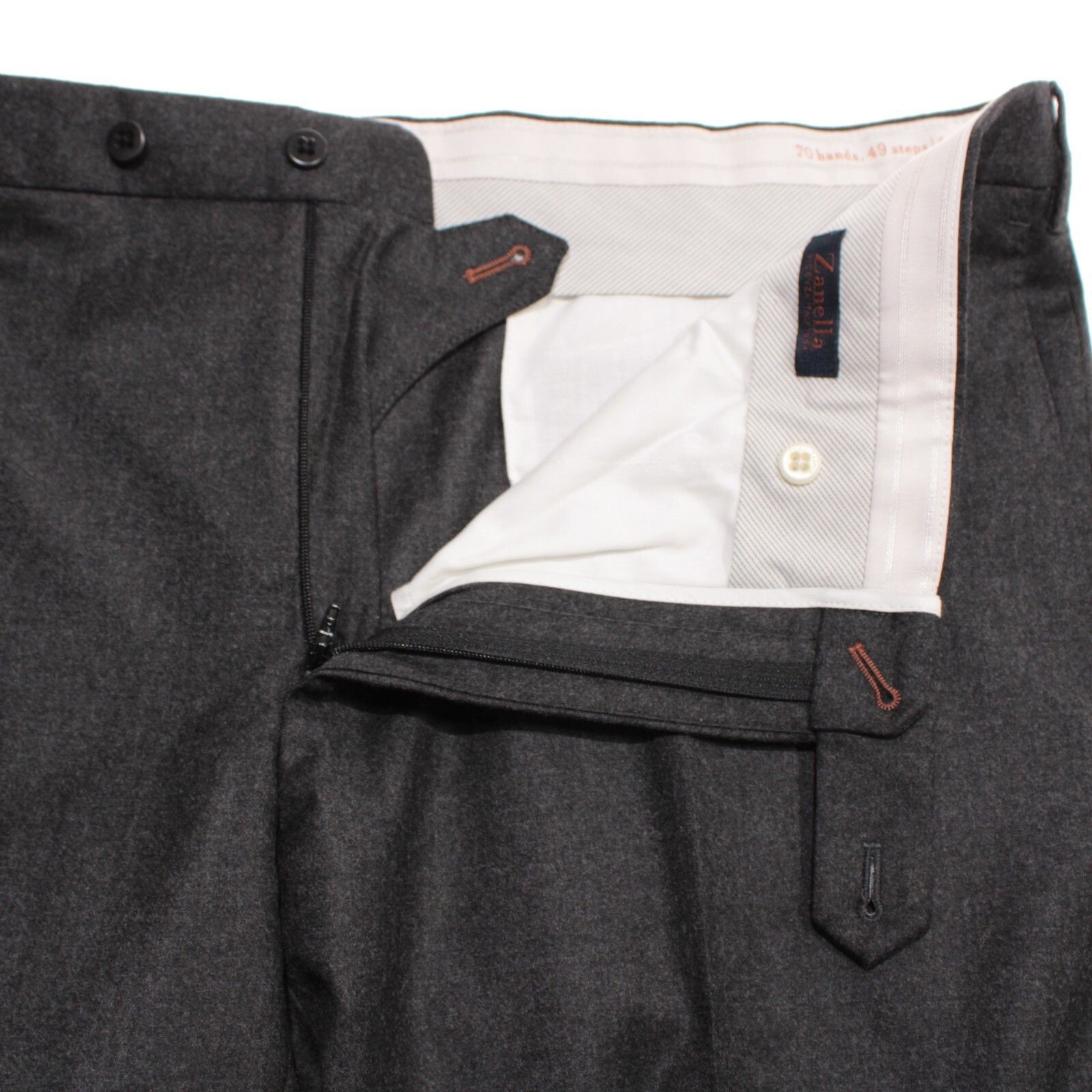 Zanella Zanella New with tags Dress Pants Size 42 US In Gray Size US 42 / EU 58 - 3 Thumbnail