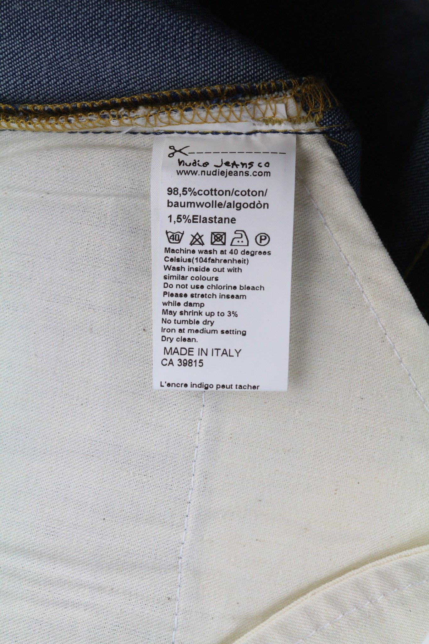 Nudie Jeans BOOTCUT BARR W30/L34 Blue Revival Dry Denim Jeans 81922 Size US 30 / EU 46 - 7 Thumbnail