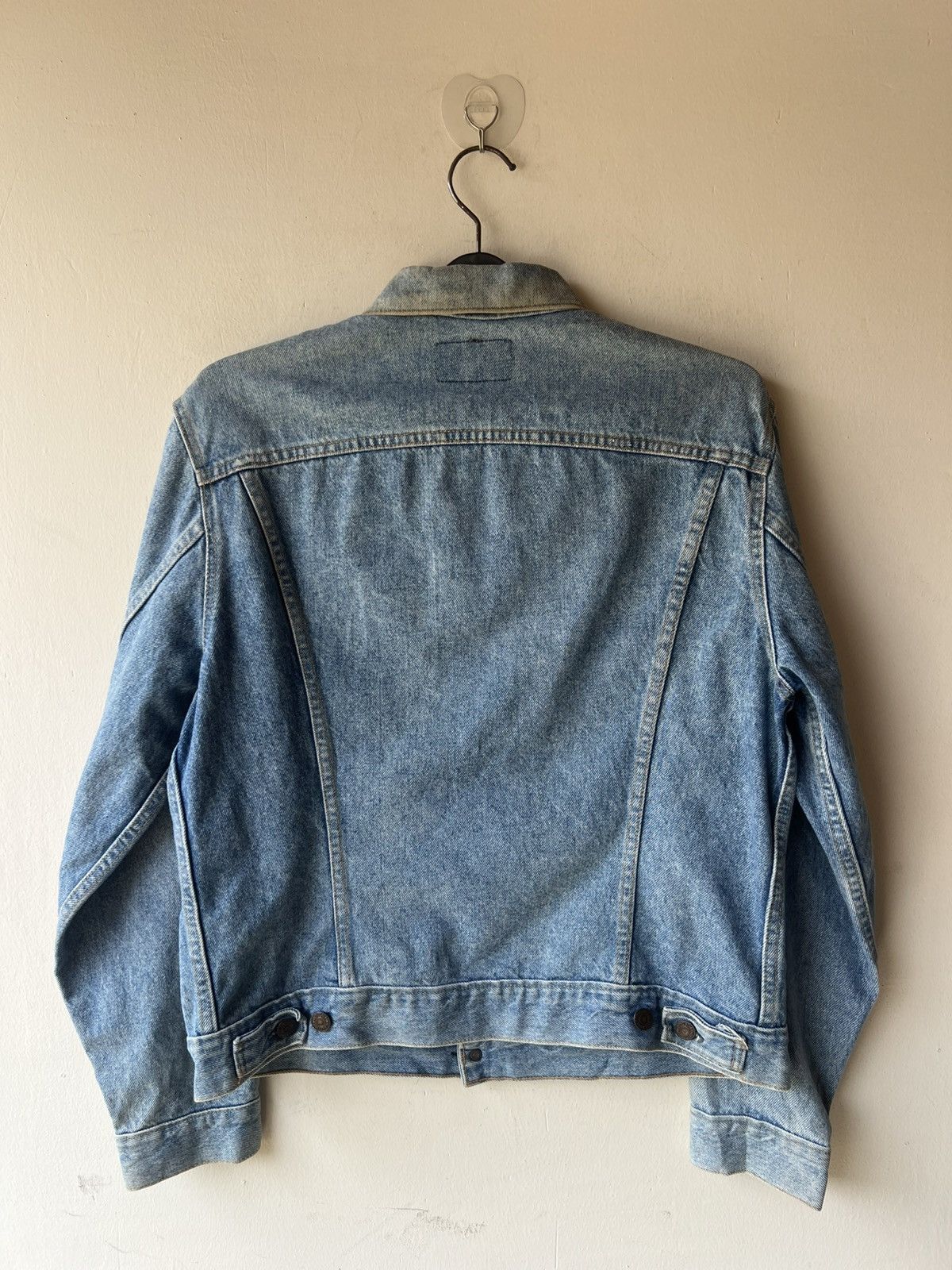 Levi's Vintage 80s Levi’s 70506 Distress Fade Denim Trucker Jacket Size US L / EU 52-54 / 3 - 3 Thumbnail