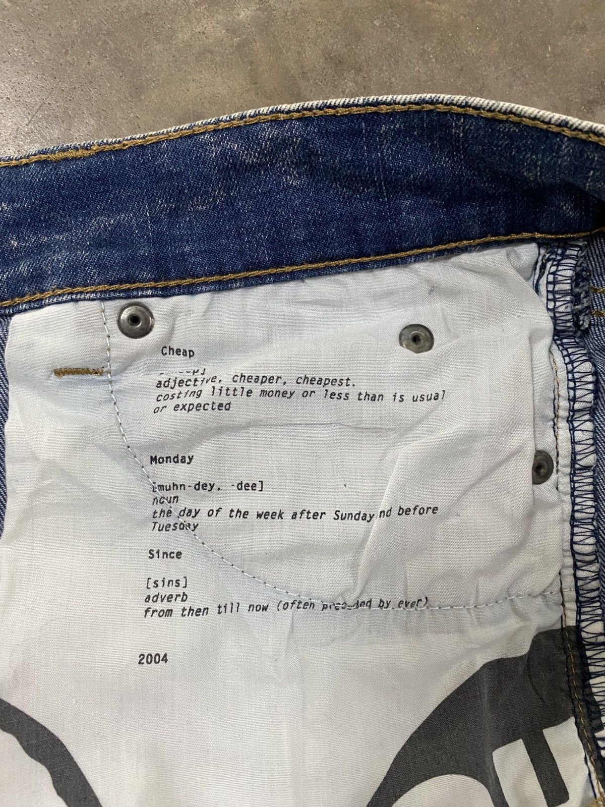 Cheap Monday × Japanese Brand Vintage Cheap Monday Acid Washed Skinny Denim @201 Size US 30 / EU 46 - 8 Thumbnail