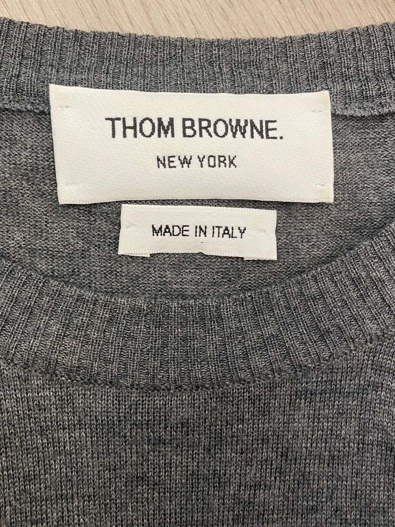 Thom Browne Thom Browne Round collar wool sweater Size US M / EU 48-50 / 2 - 5 Thumbnail