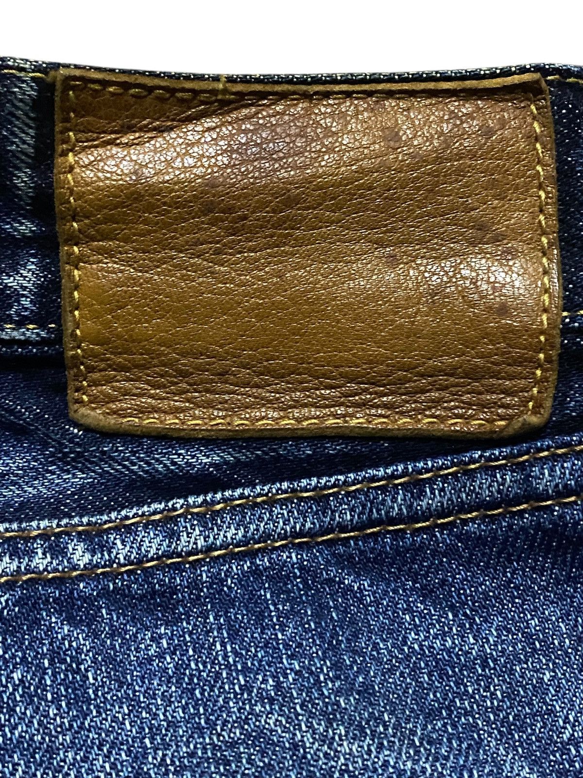 Japanese Brand Vintage Japan Brand Green Label Button Donut Button Fly Jean Size US 34 / EU 50 - 12 Thumbnail