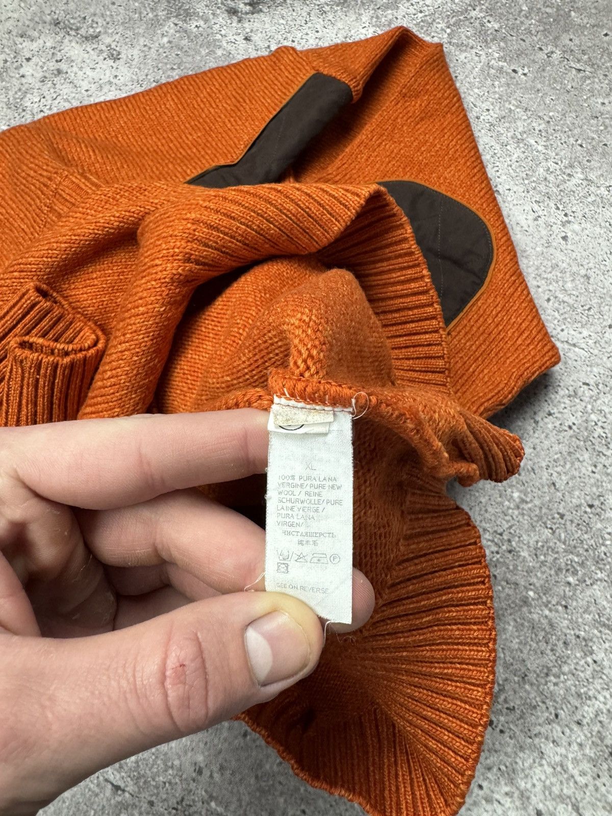 Paul & Shark Vintage Paul Shark Yachting 1/4 zip Wool Ox Leather Sweater Size US XL / EU 56 / 4 - 9 Thumbnail
