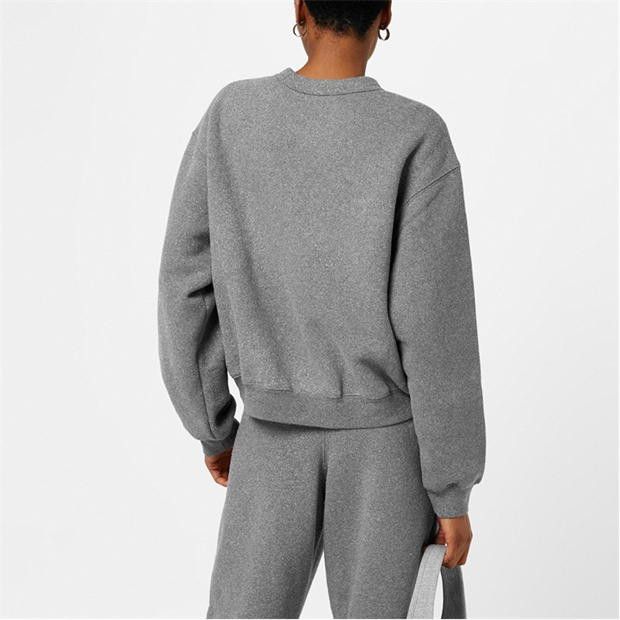 Alexander Wang o1g2r1mq0824 Puff Logo Sweatshirt in Grey Size S / US 4 / IT 40 - 4 Thumbnail