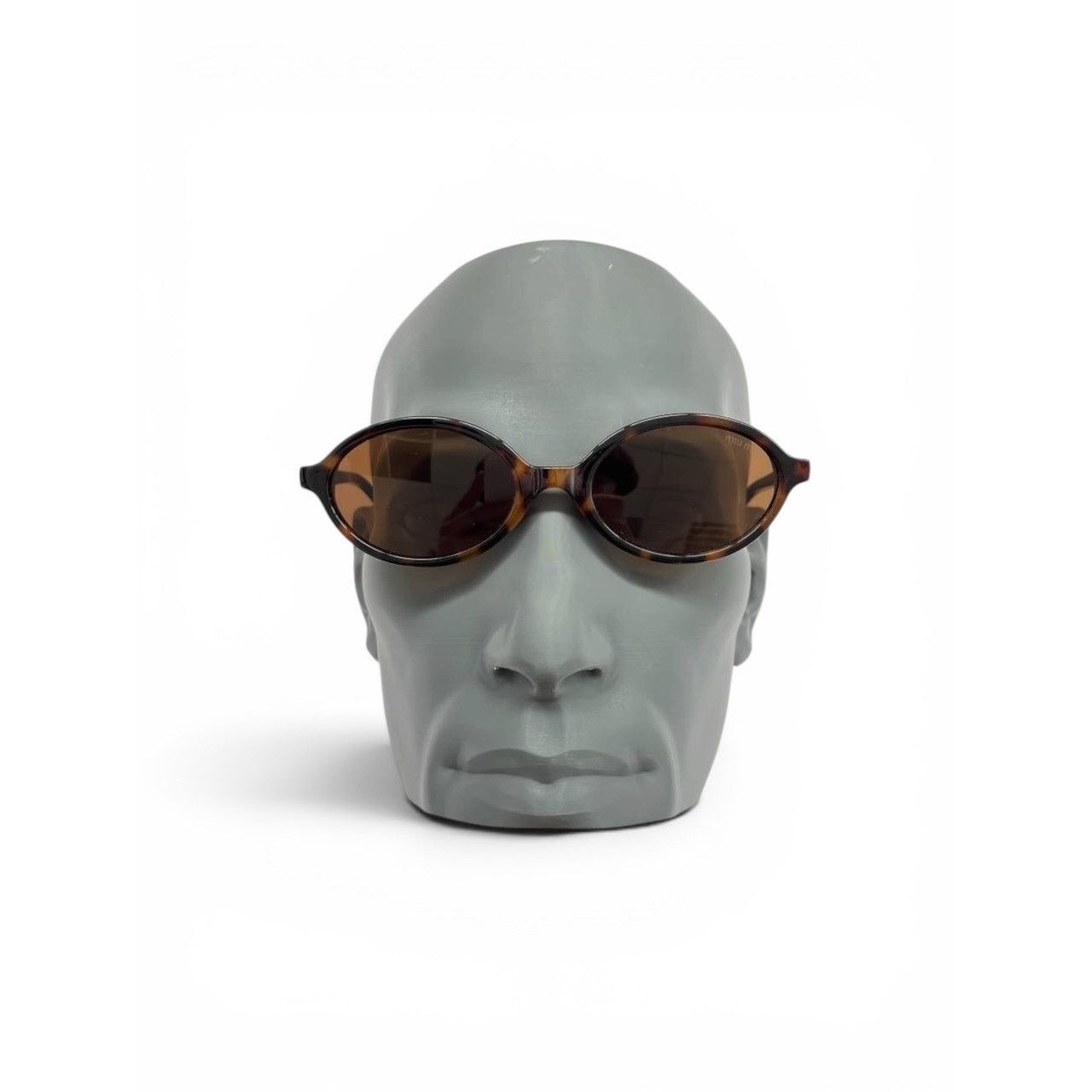 Miu Miu Miu Miu Oval Tortoiseshell Sunglasses Size ONE SIZE - 2 Thumbnail