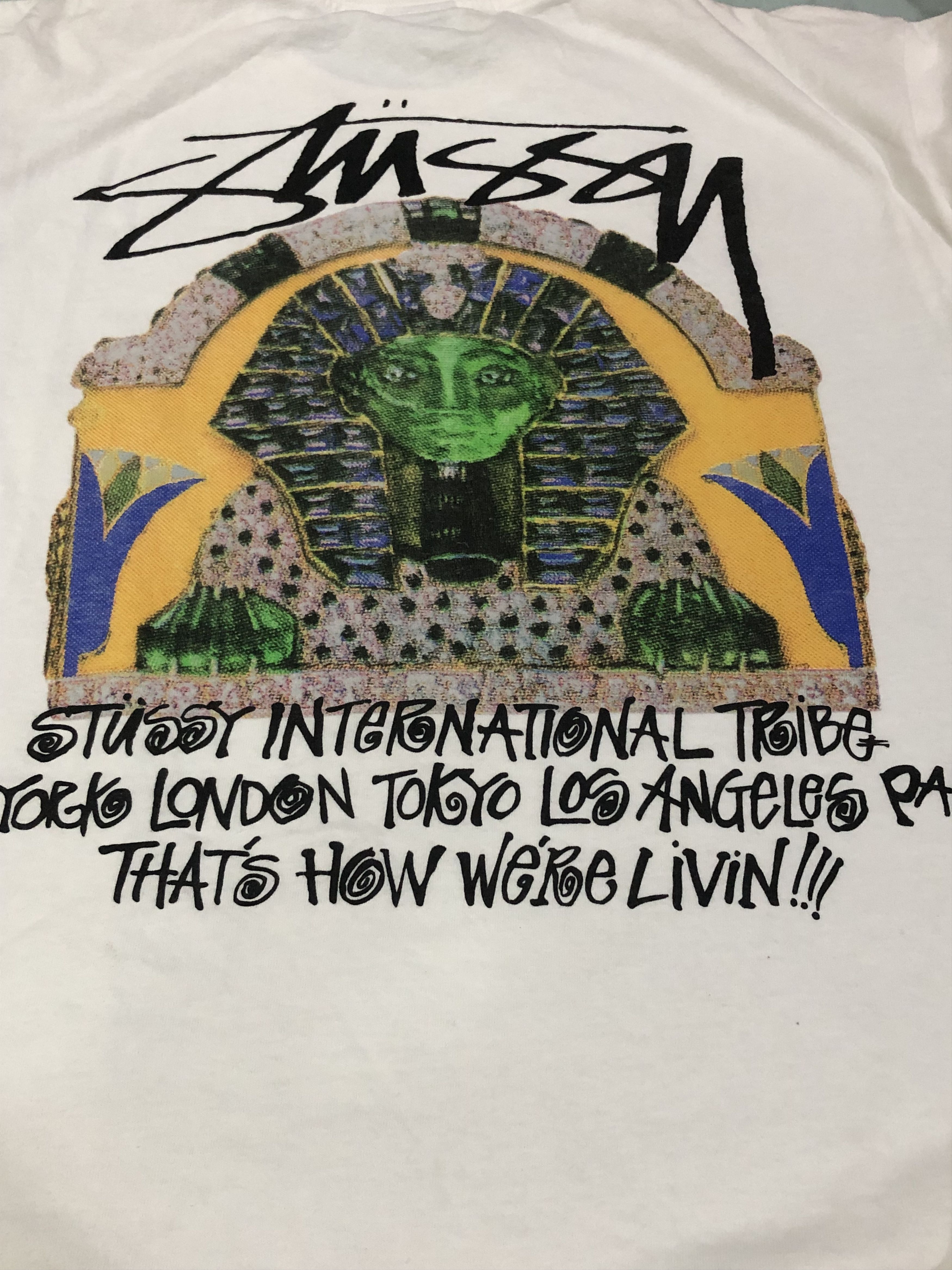 Stussy Rare Stussy Sphinx Art Design T-shirts Size US M / EU 48-50 / 2 - 3 Thumbnail