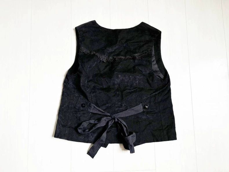 Number (N)ine Number (N)ine08aw wool-edged corduroy vest 2503-Nextarrow Size US XS / EU 42 / 0 - 2 Thumbnail