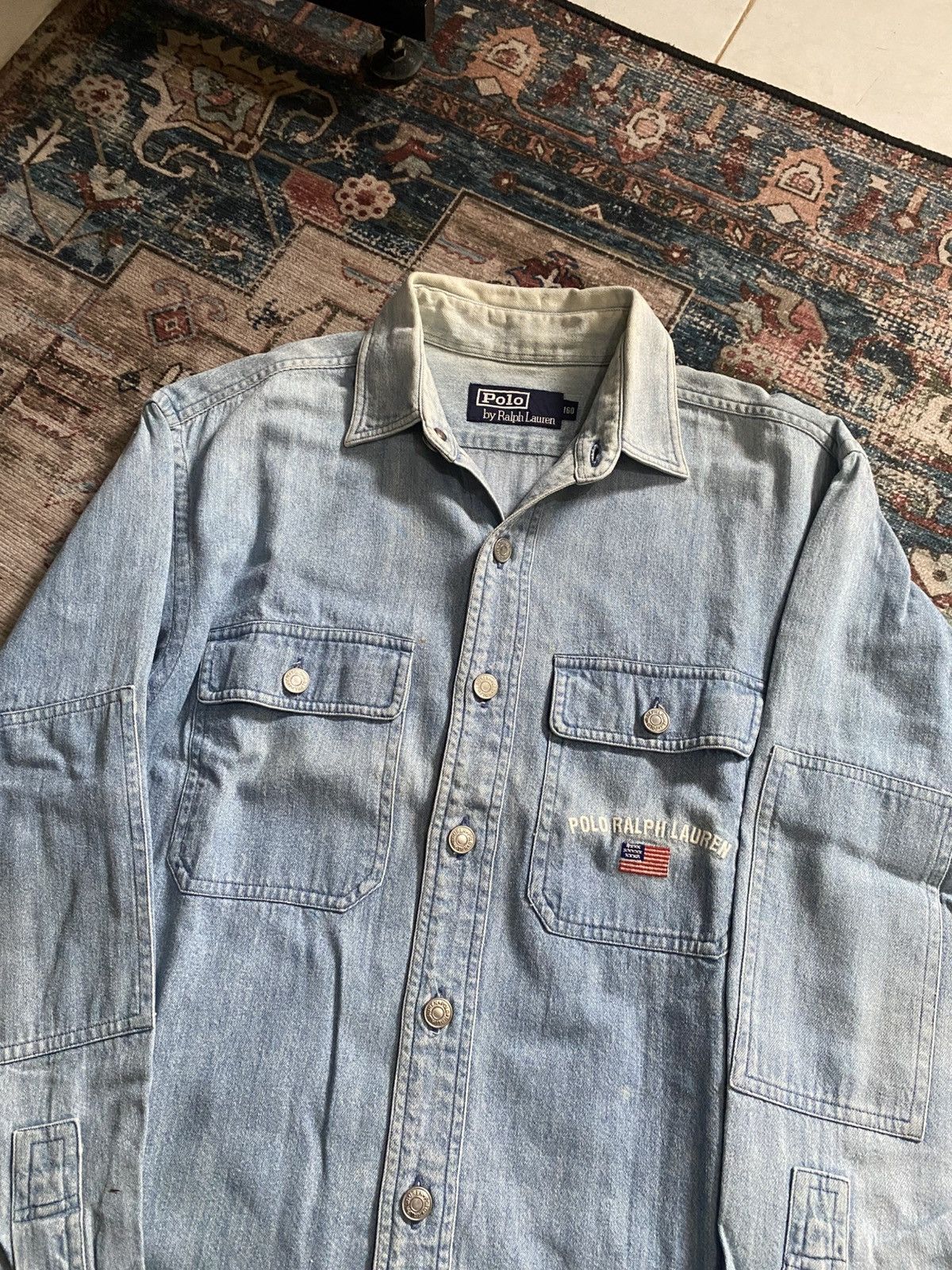 Vintage Vintage Polo Ralph Lauren Shirt Size US S / EU 44-46 / 1 - 2 Thumbnail