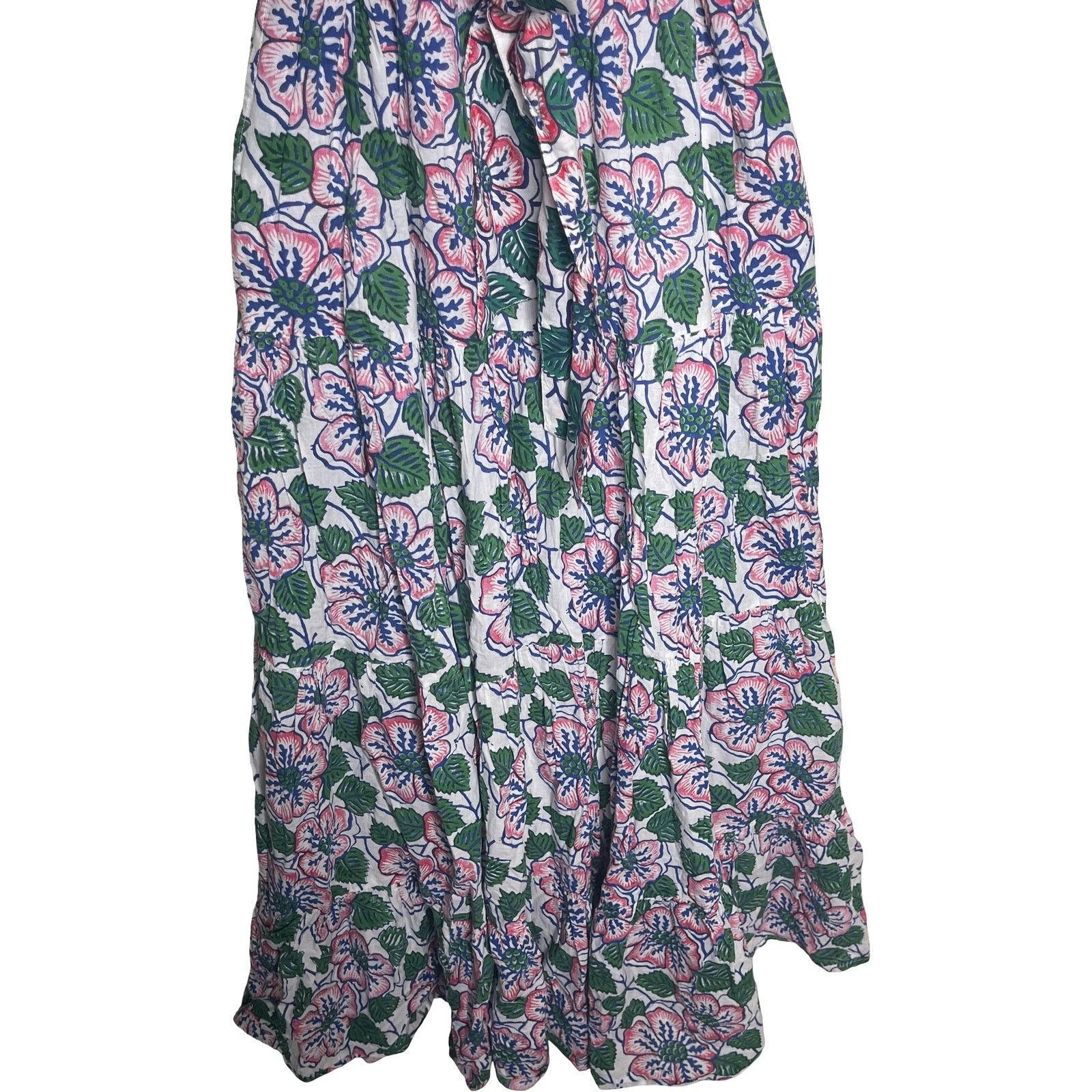 Other Beau & Ro Floral 100% cotton Maxi dress sz S Size S / US 4 / IT 40 - 4 Thumbnail