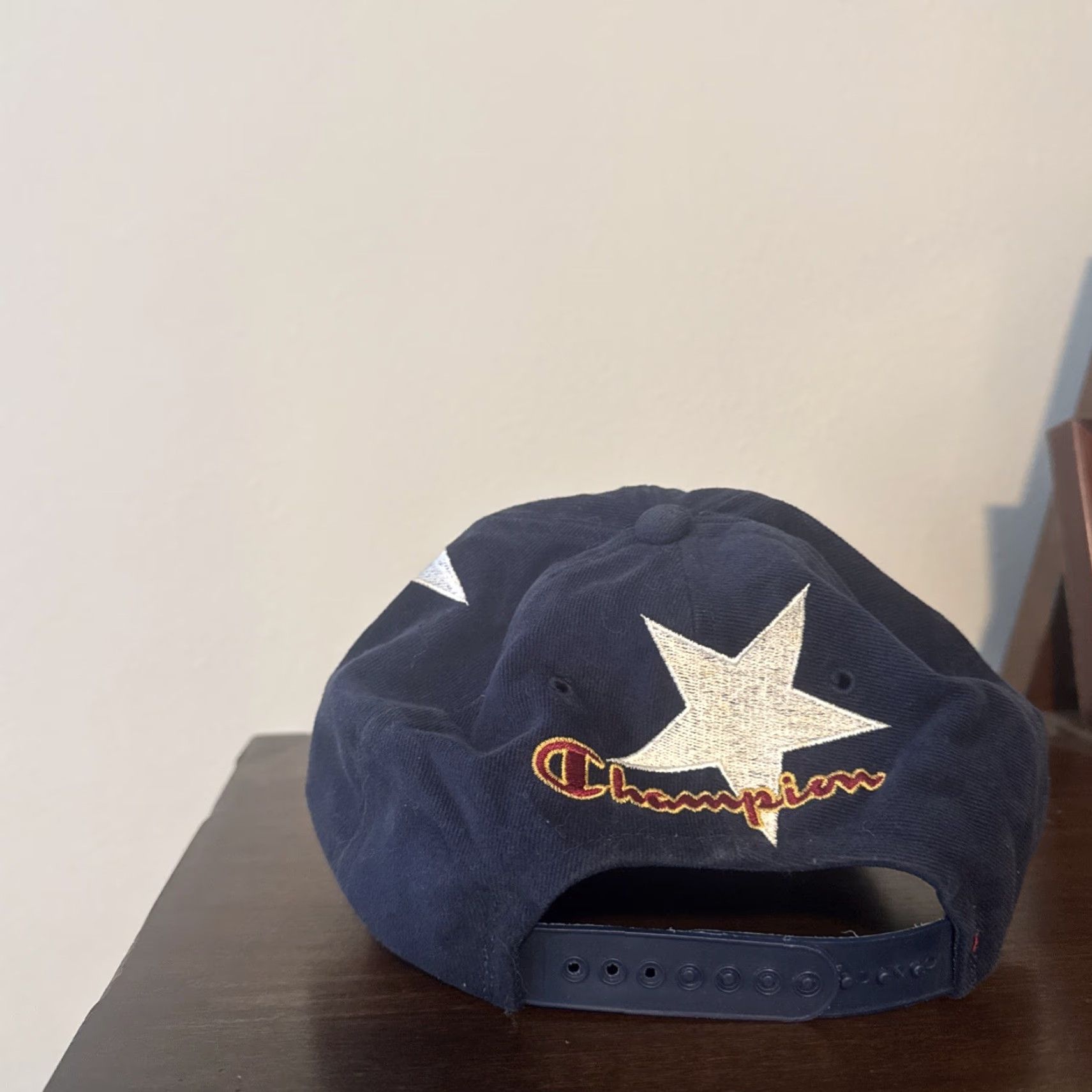 Champion VINTAGE Champion USA Olympics 90s Atlanta Snapback Hat Cap Men One Size Blue USA Snapback Cap Mens Size ONE SIZE - 5 Thumbnail