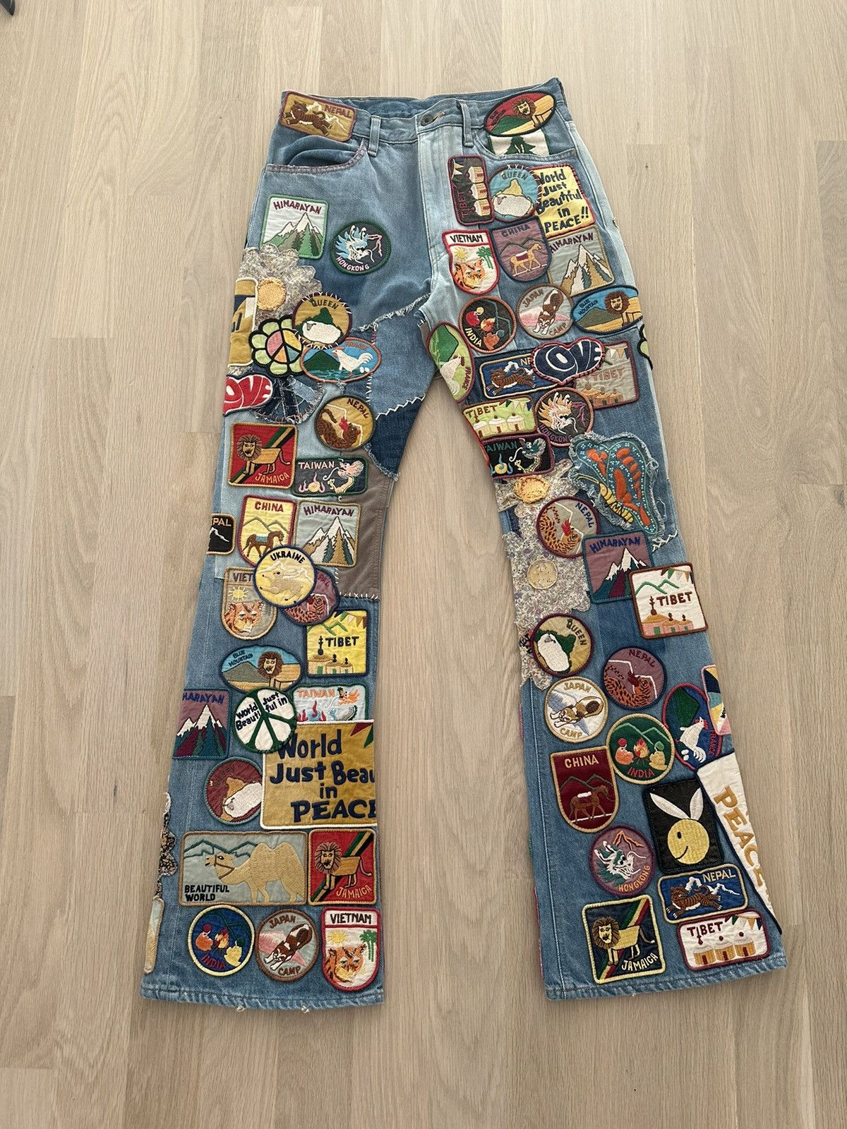 Kapital Kapital beautiful world denim Size US 32 / EU 48 - 1 Thumbnail