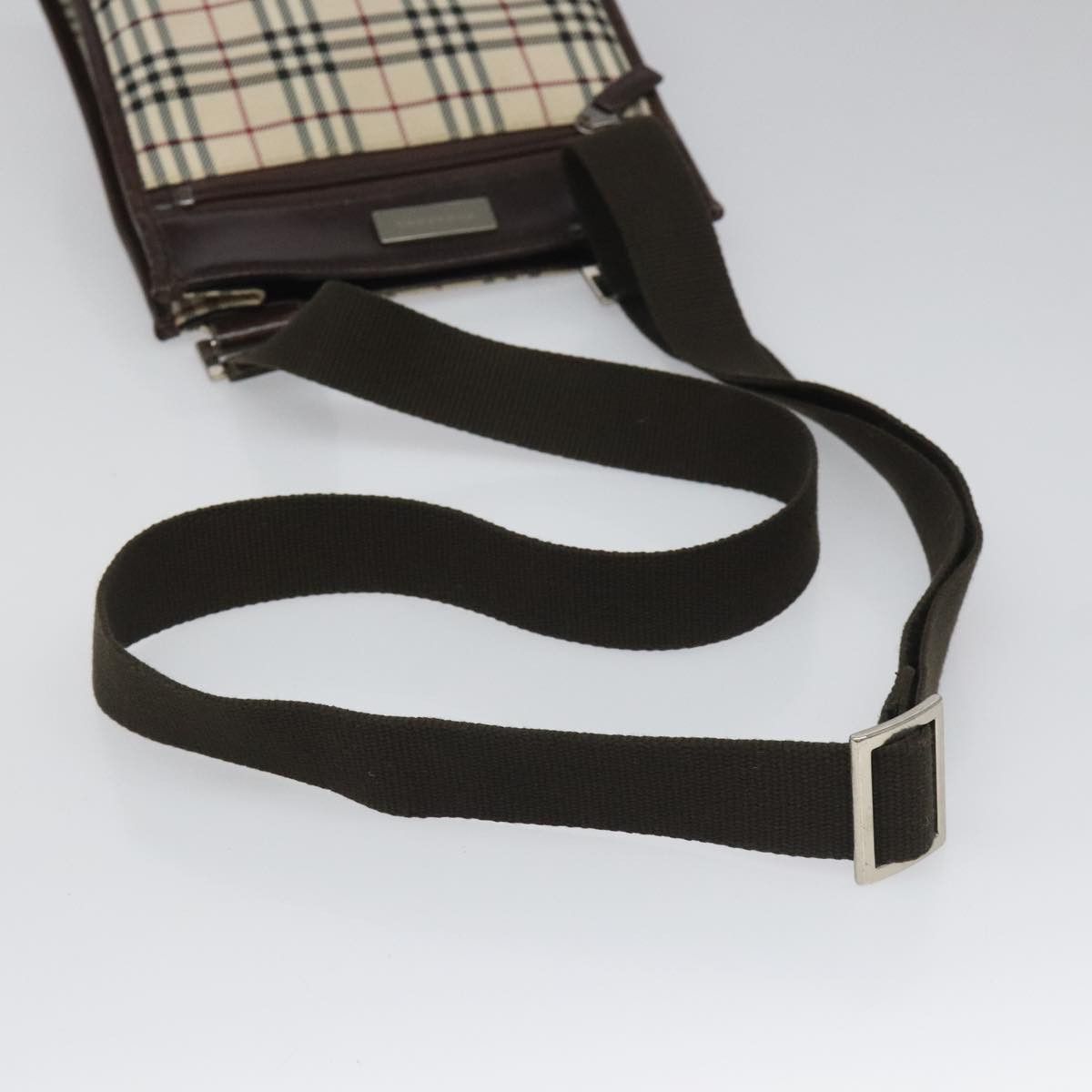Burberry Burberry Nova Check Shoulder Bag Canvas Beige Size ONE SIZE - 7 Thumbnail