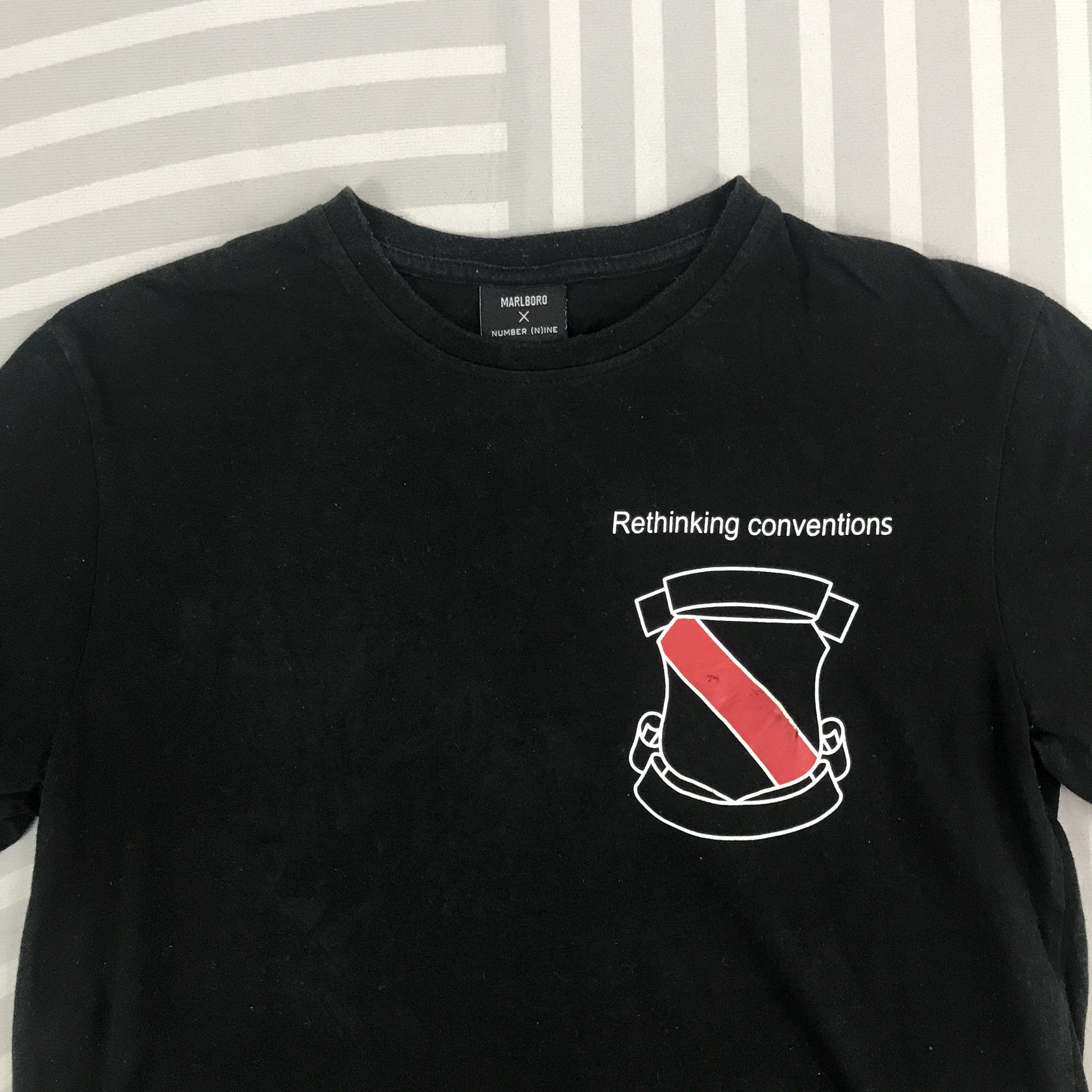 Japanese Brand × Marlboro × Number (N)ine Vintage Number Nine x Marlboro T-shirt Size US M / EU 48-50 / 2 - 2 Thumbnail
