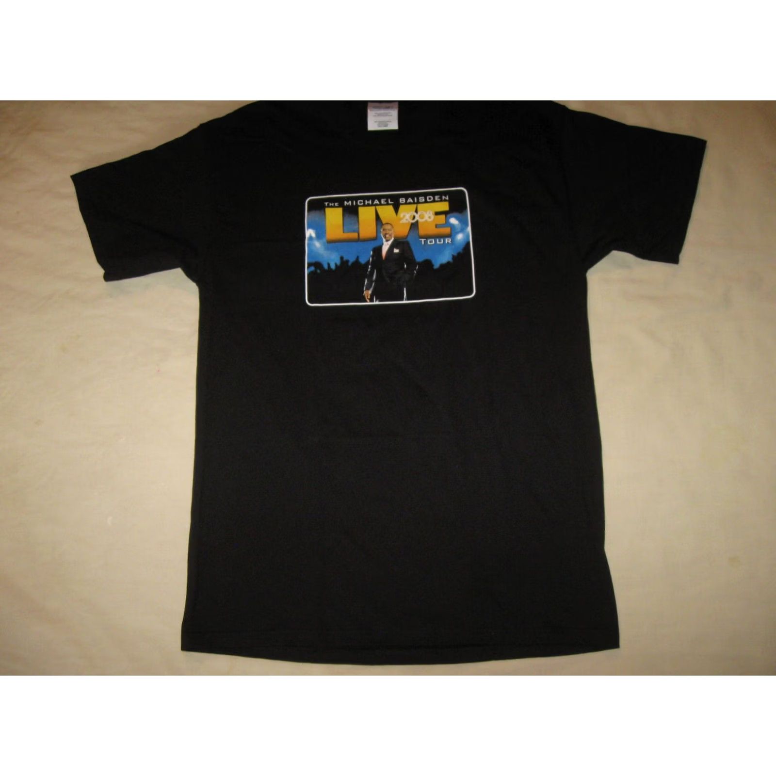 Port & Company The Michael Baisden Show Live Tour 2008 T Shirt Men's Medium (SLIM) Chicago Size US M / EU 48-50 / 2 - 3 Thumbnail