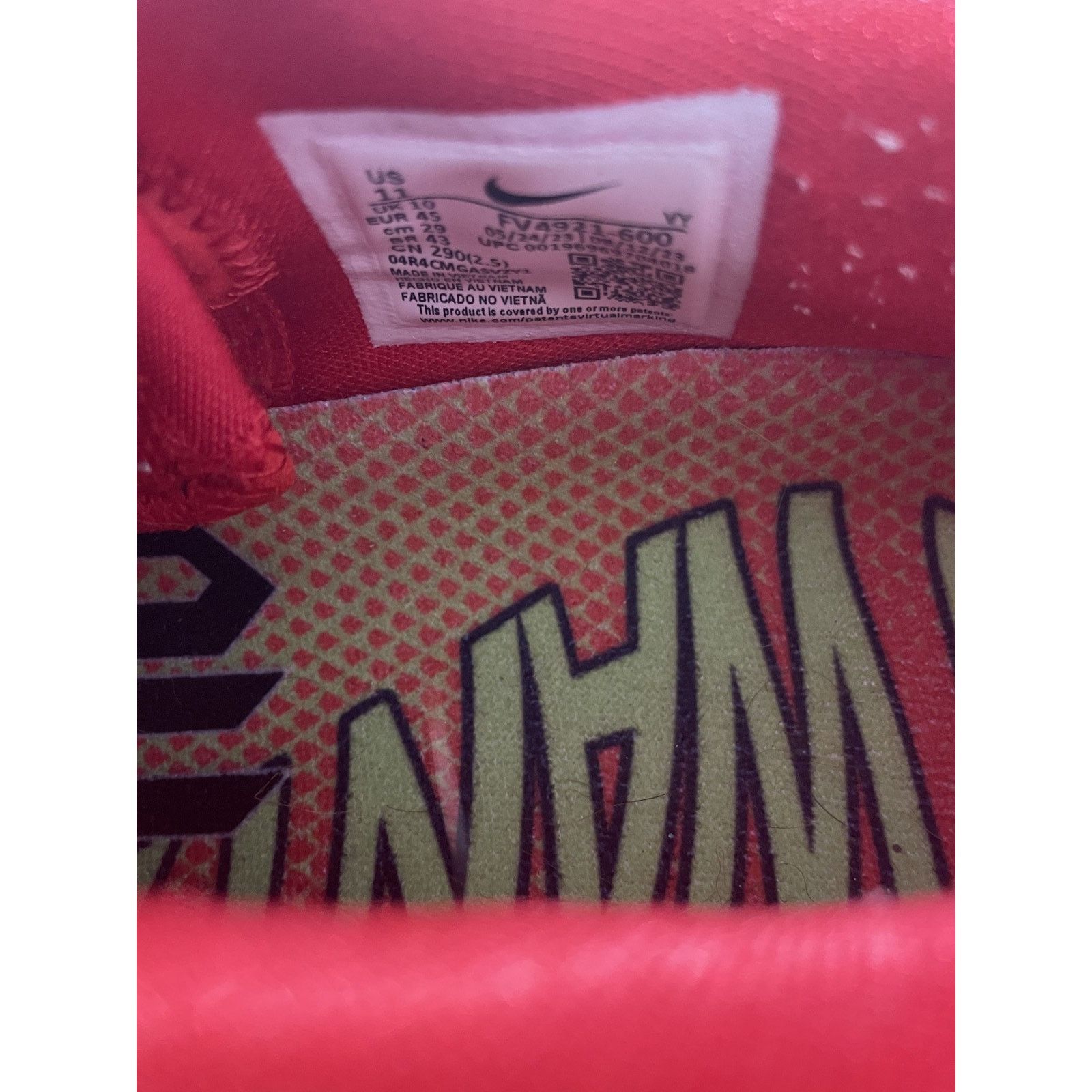 Nike NIKE KOBE 6 PROTRO REVERSE GRINCH SIZE 11 PREOWNED Size US 11 / EU 44 - 6 Thumbnail