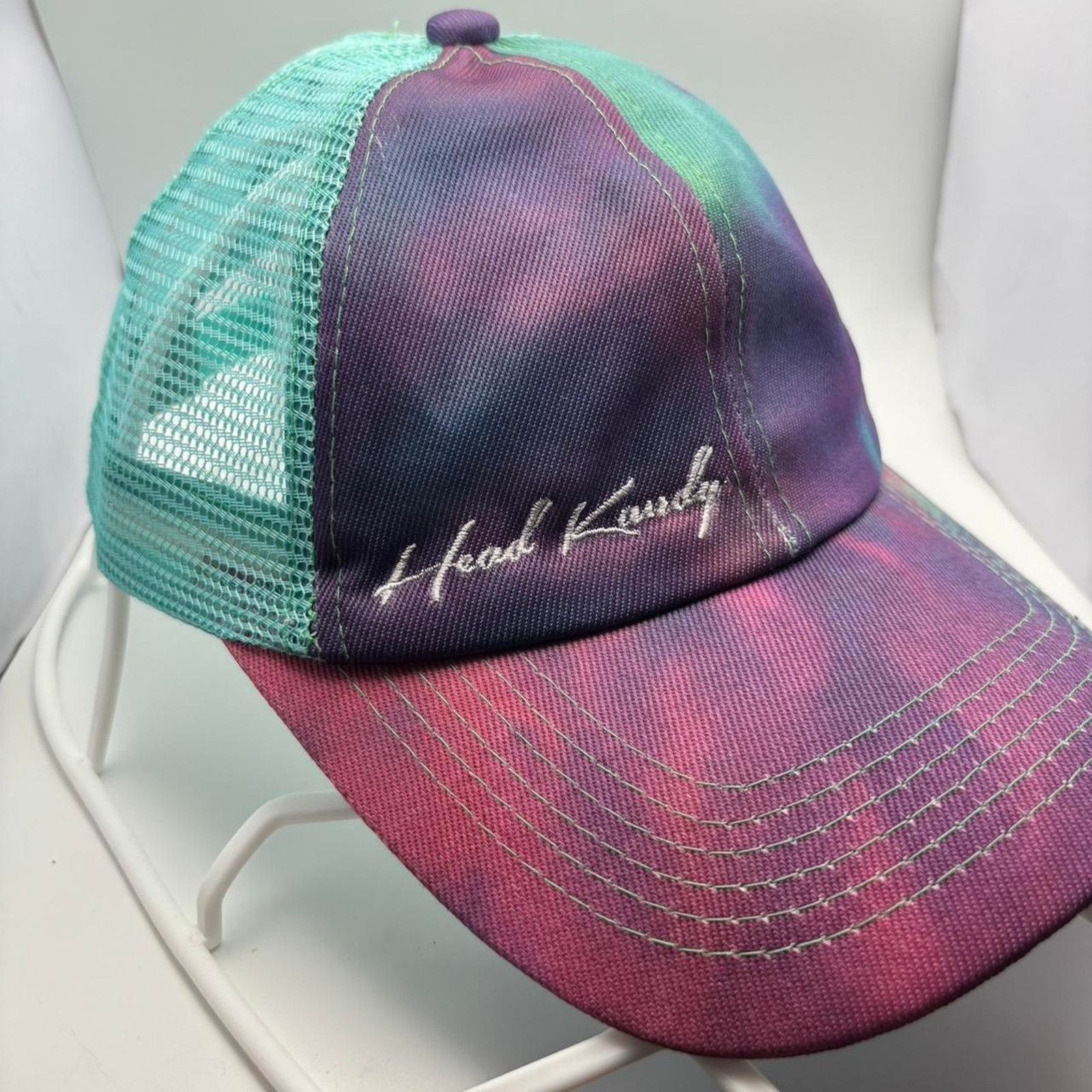 Other Blue & Purple Tie Dye Hat Size ONE SIZE - 3 Thumbnail