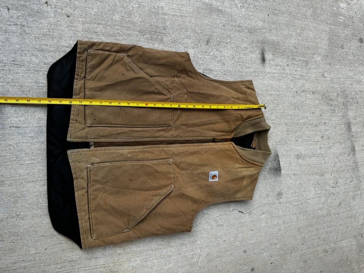 Carhartt × Vintage Vintage khaki carhartt vest Size US XL / EU 56 / 4 - 4 Thumbnail