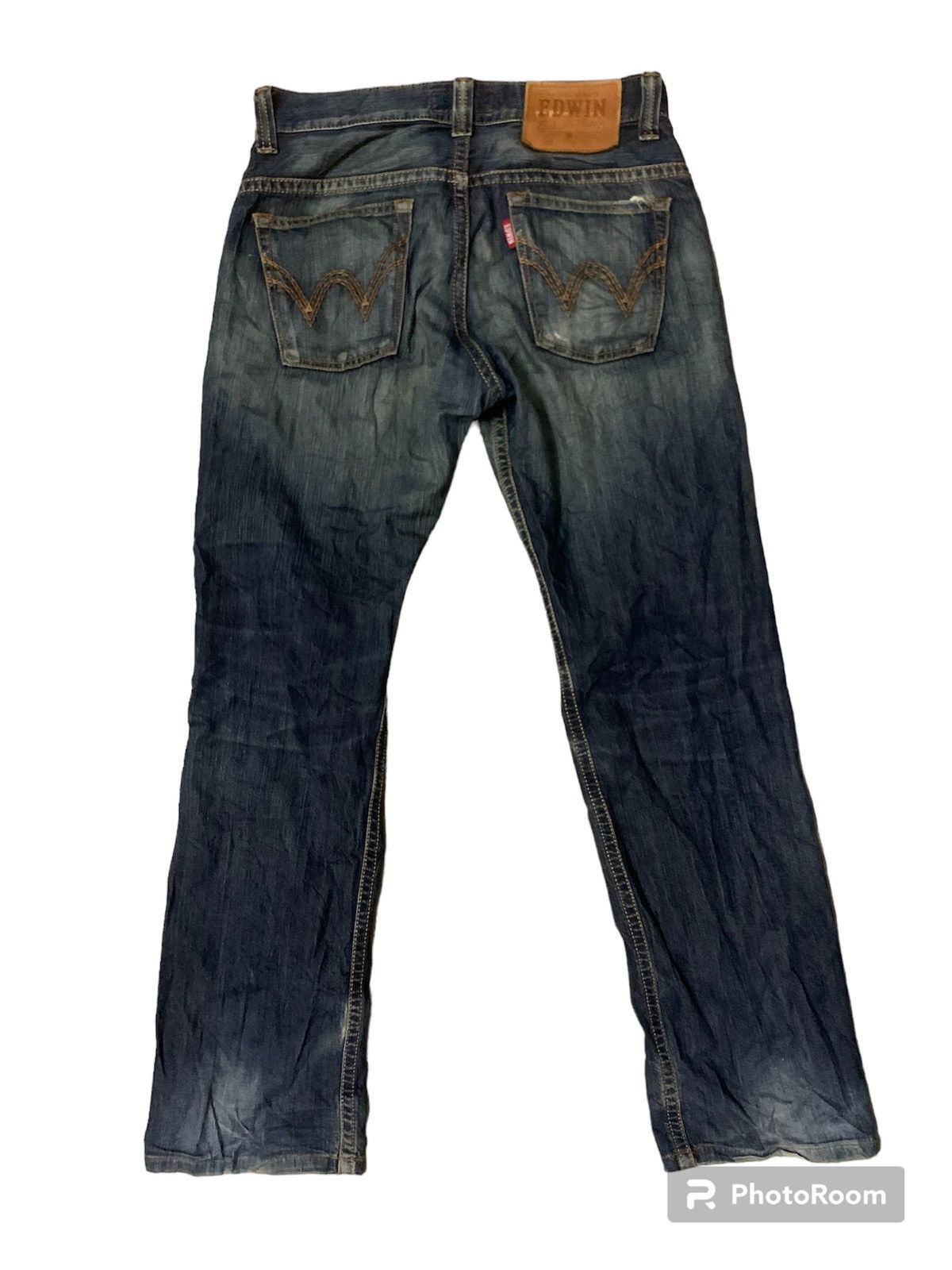 Edwin × Japanese Brand × Vintage Edwin Exclusive Vintage Selvedge Flare Denim Jeans Size US 30 / EU 46 - 2 Thumbnail