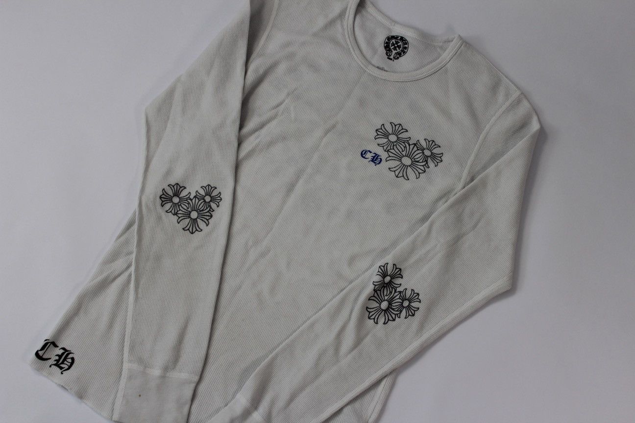 Chrome Hearts Vintage Chrome Hearts Floral Thermal Size US L / EU 52-54 / 3 - 20 Thumbnail