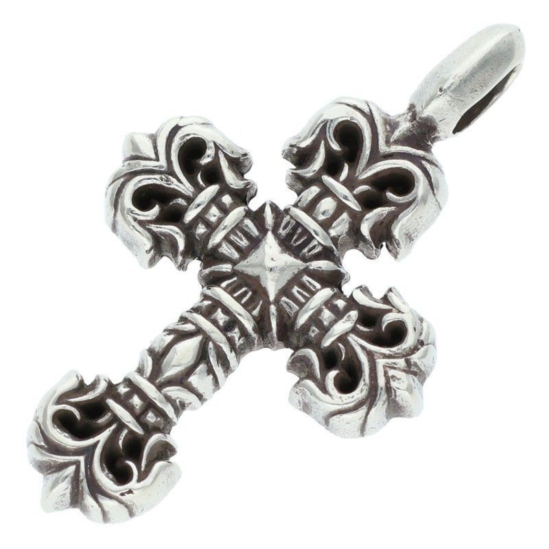 Chrome Hearts Chrome Hearts Silver Filigree Charm Necklace Size ONE SIZE - 1 Thumbnail