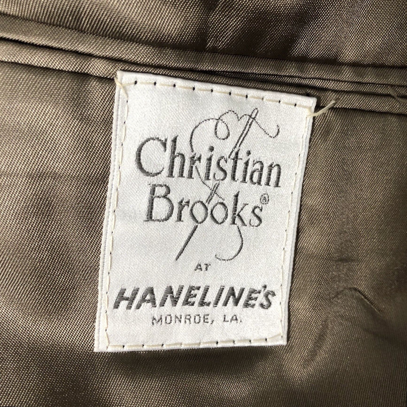 Brooks VINTAGE Christian Brooks Blazer Mens 42 Grey 100% Silk Sport Coat Jacket Classic Size 42R - 3 Thumbnail