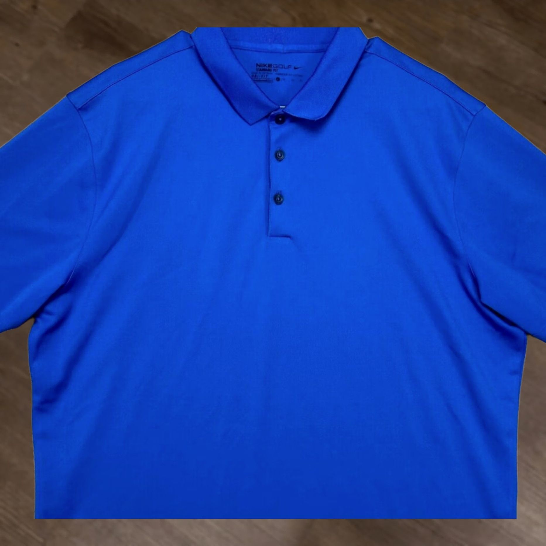 Nike Nike Dri-Fit Golf Polo Shirt Mens XL Blue Standard Fit Athletic Casual Outdoor Rugby Size US XL / EU 56 / 4 - 1 Thumbnail
