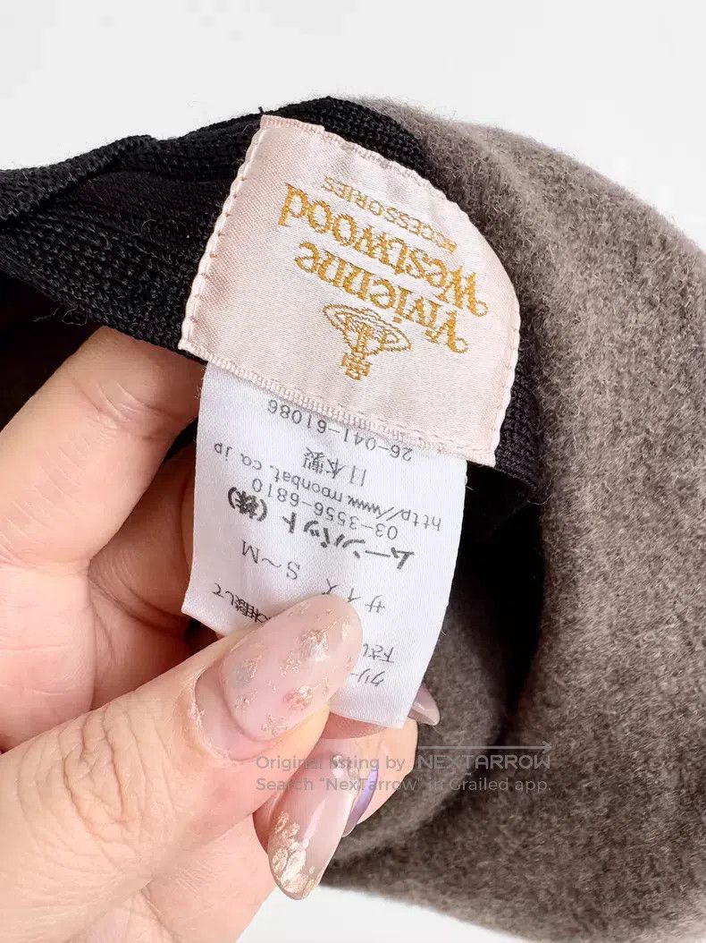 Other Vivienne Westwood Brown chocolate color Saturn embroidery Size ONE SIZE - 7 Thumbnail